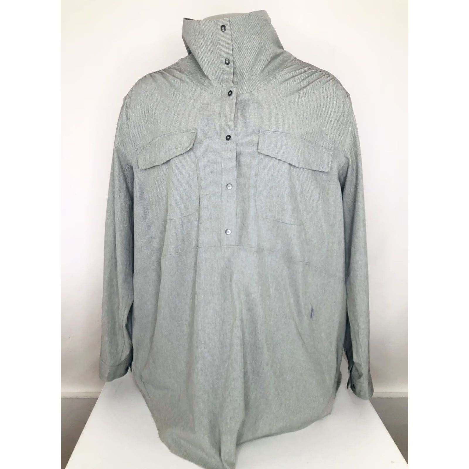 Duluth Trading Company DULUTH TRADING CO Womens Jacket 1X Snap SURVIVOR TUNIC Gray Outdoor Vented Jacket Women XS? 1X Size XL / US 12-14 / IT 48-50 - 2 Thumbnail