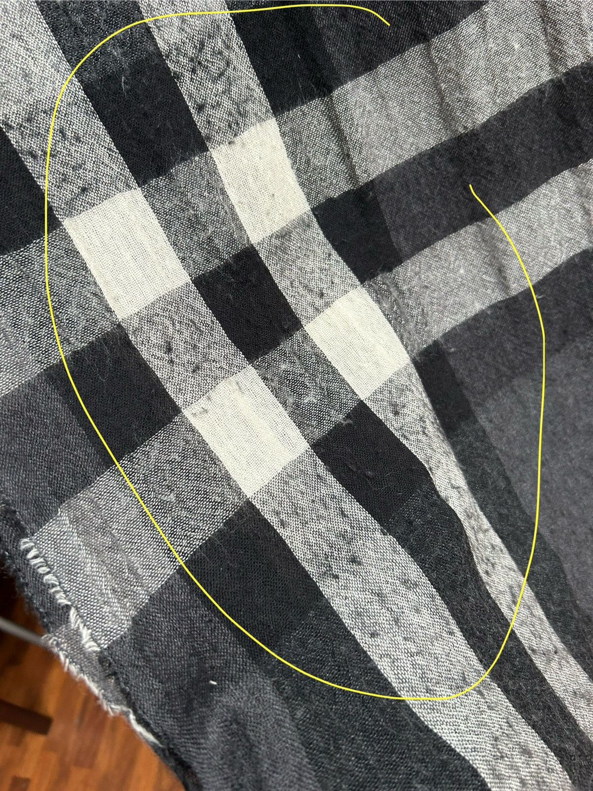 Burberry × Vintage Burberry London Check Cashmere Blend Scarf Size ONE SIZE - 7 Thumbnail