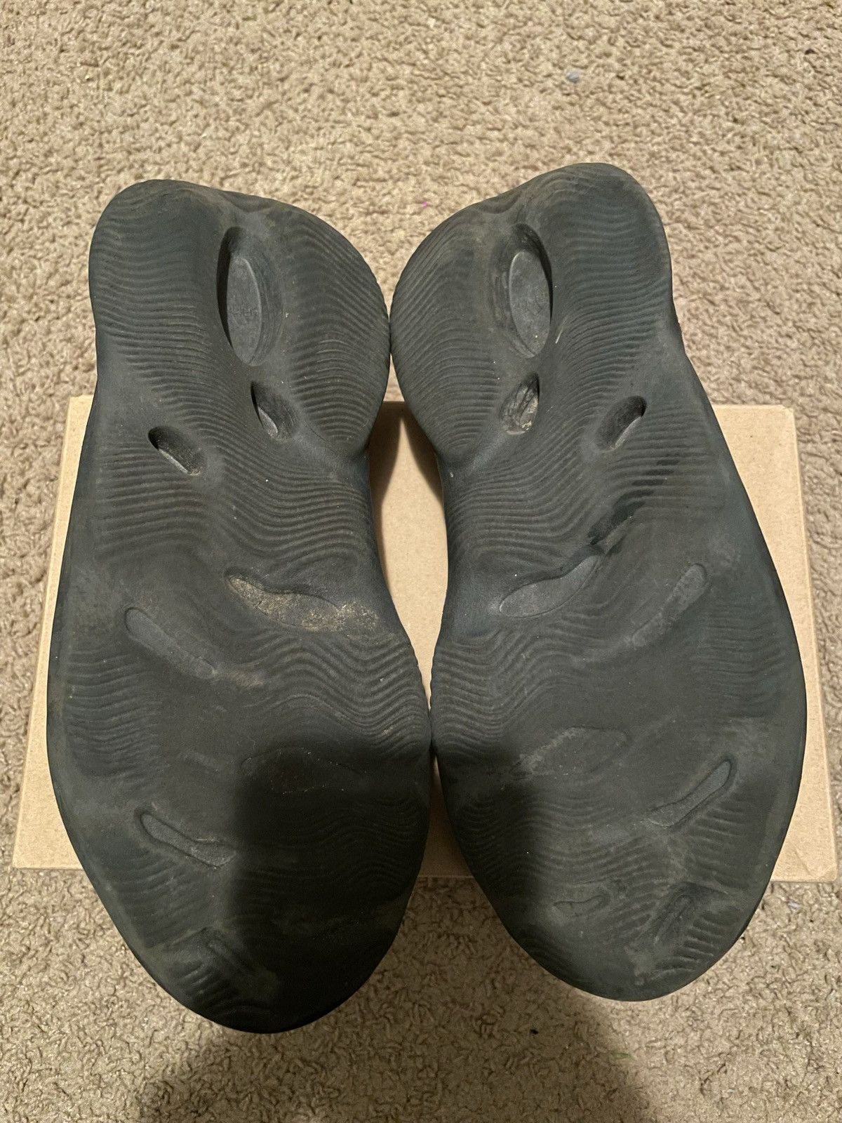 Adidas × Kanye West Adidas Yeezy Foam Runner Mineral Blue Size US 12 / EU 45 - 3 Thumbnail