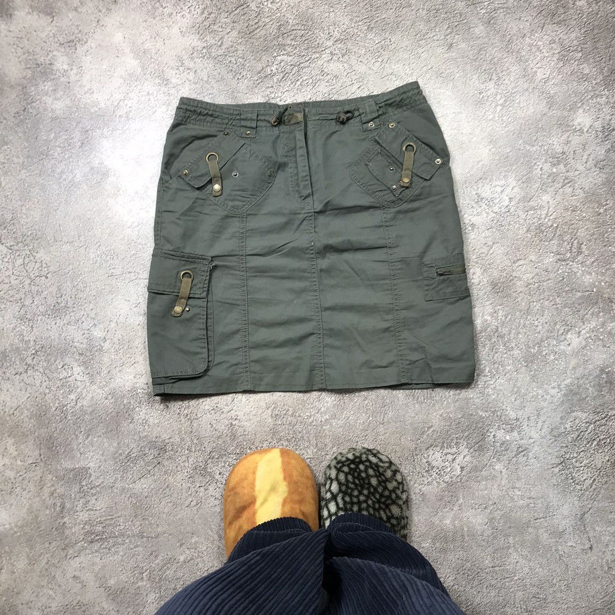 vintage midi skirt japan streetwear style avant garde y2k