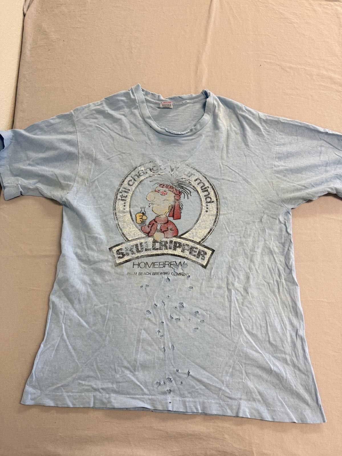 Fruit Of The Loom Thrashed Skullripper Home Brew Palm Beach Brewing Company XL Size US XL / EU 56 / 4 - 1 Thumbnail