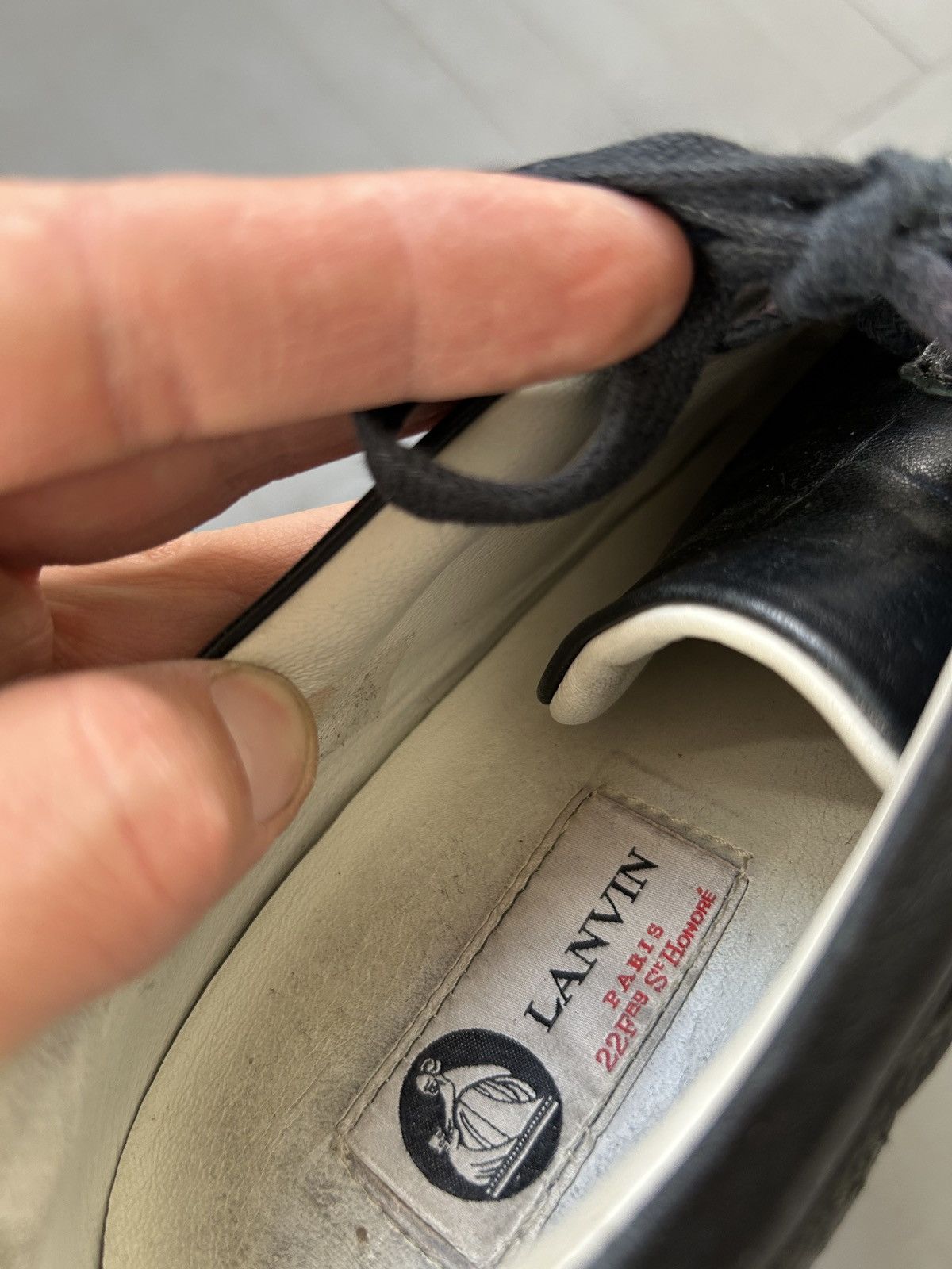 Lanvin Lanvin black low top sneakers Size US 10 / IT 40 - 8 Thumbnail