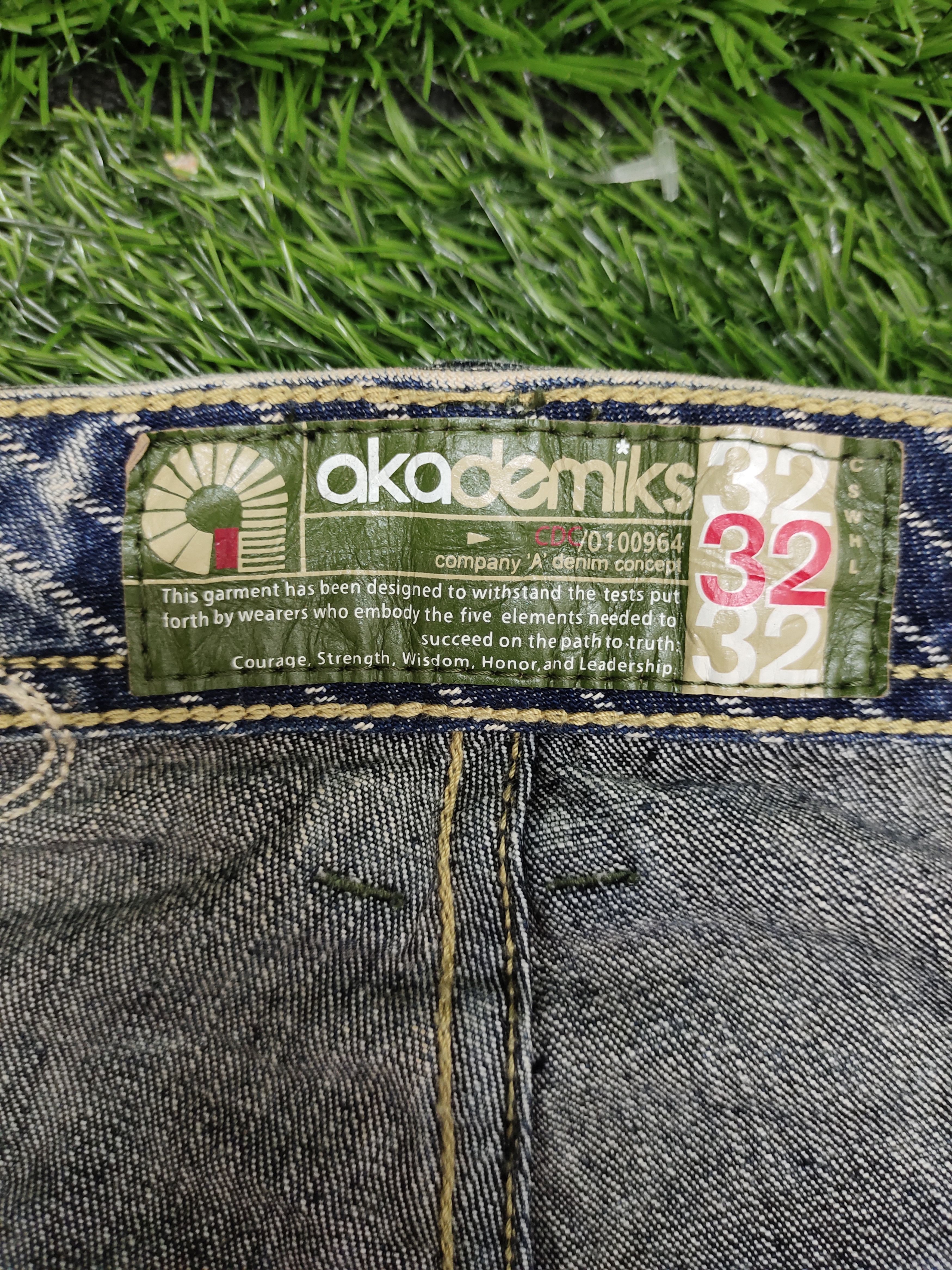 Akademiks Baggy Jeans 90s Akademiks Wide Leg Denim Y2k Jnco Size US 32 / EU 48 - 14 Thumbnail