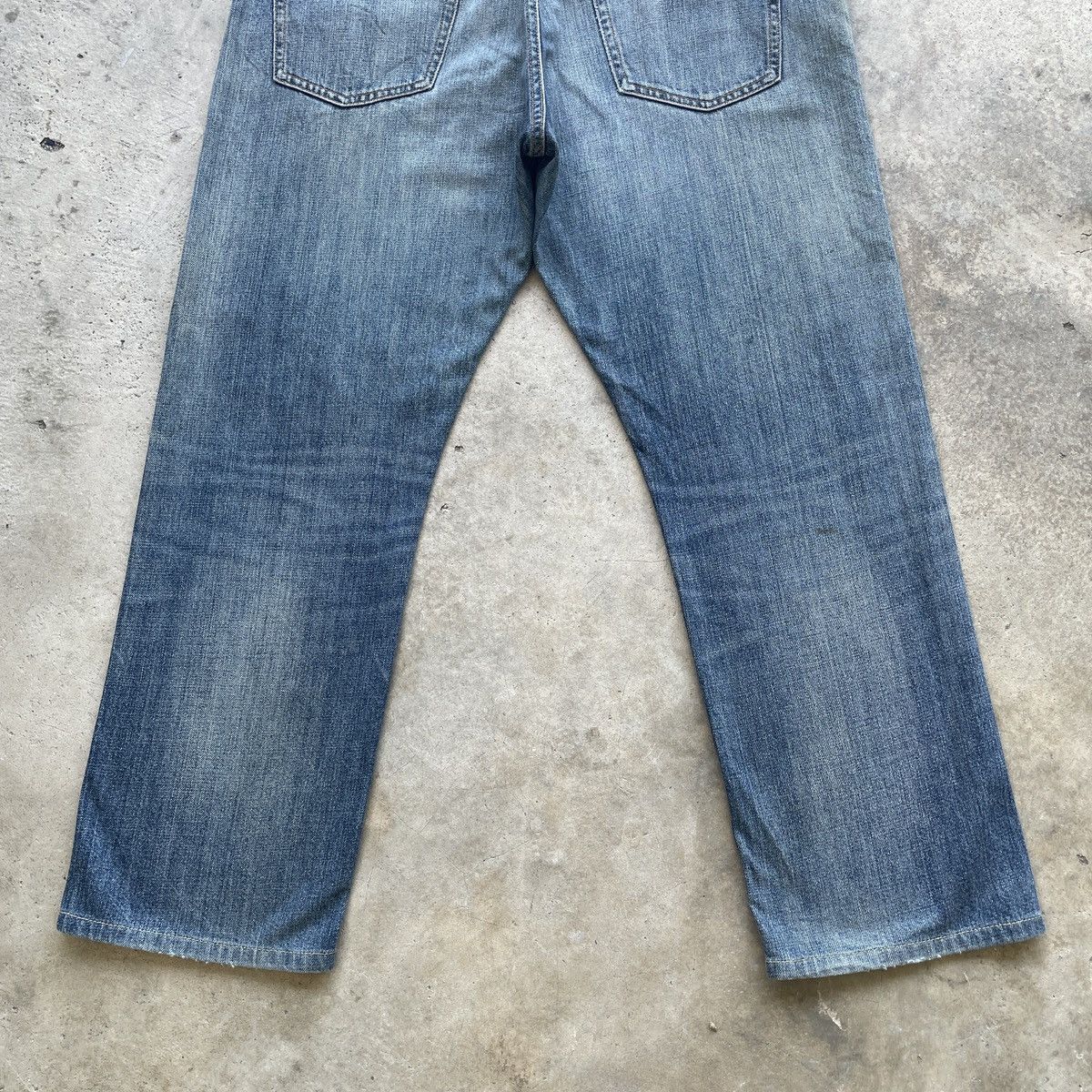 Japanese Brand Vintage Japanese Faded Distressed Denim Pants Jeans W37 Size US 37 - 10 Thumbnail