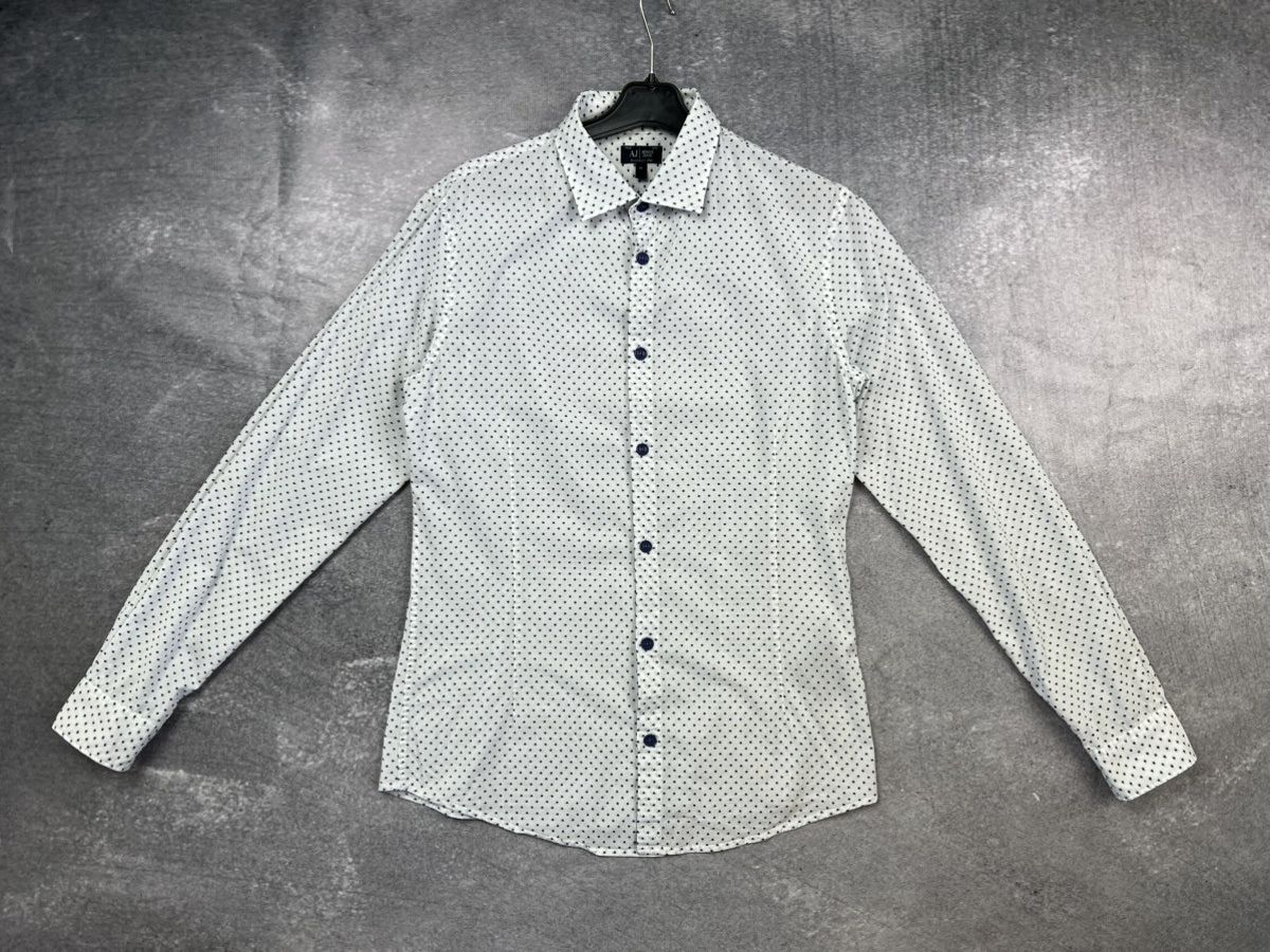 Armani Exchange × Designer Armani Exchange polka dot men’s shirt Size US M / EU 48-50 / 2 - 1 Thumbnail