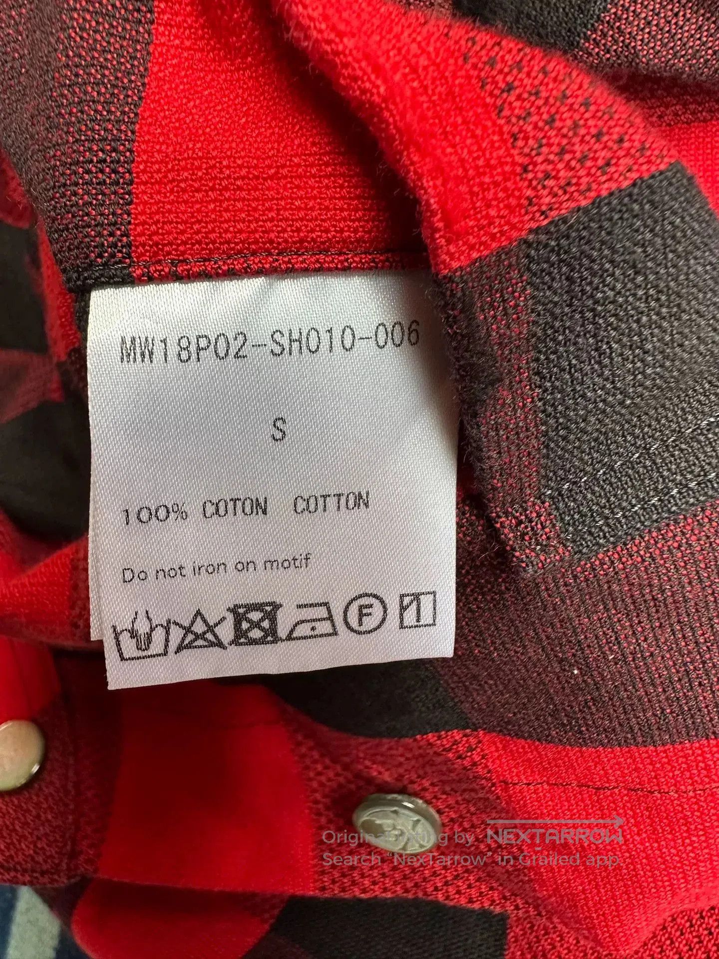 Mastermind Japan Mastermind World Flannel Shirt with Skull Embroidery. Size US S / EU 44-46 / 1 - 6 Thumbnail