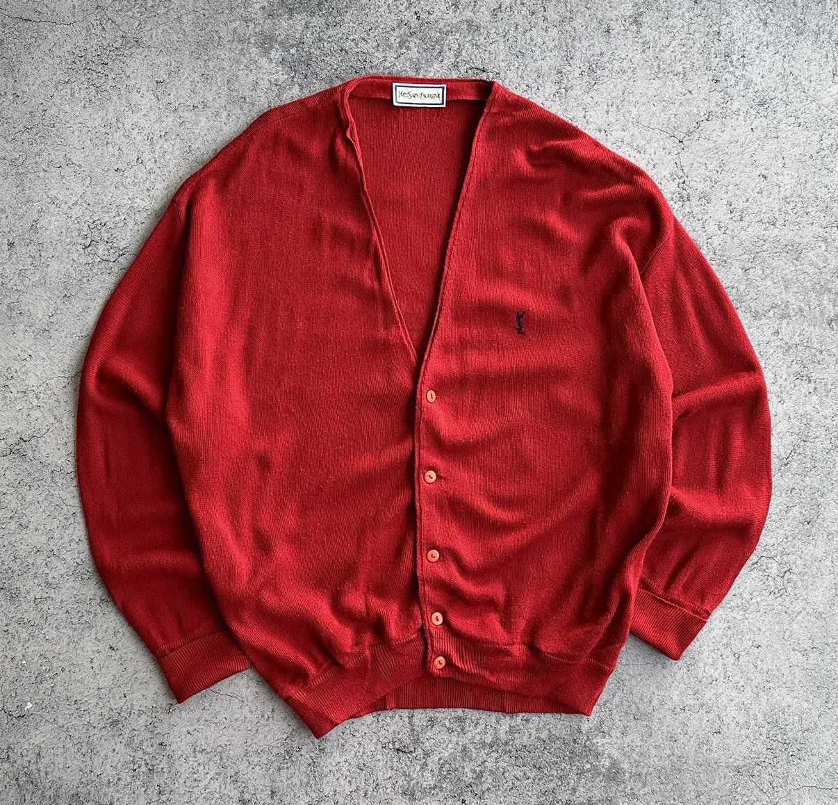 Yves Saint Laurent Vintage 80s Yves Saint Laurent YSL Cardigan Size US XL / EU 56 / 4 - 1 Thumbnail