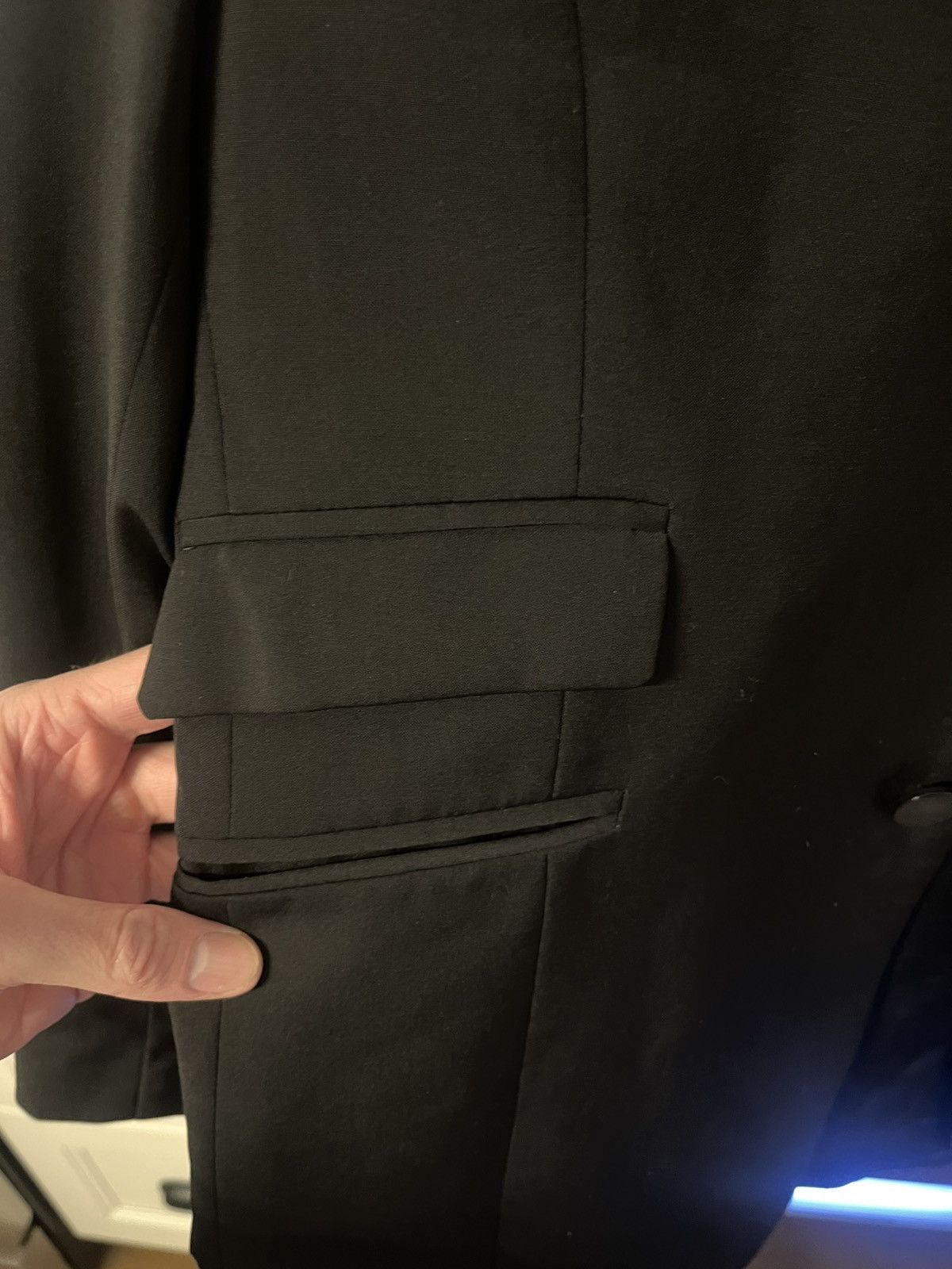 Thierry Mugler Thierry Mugler Paris Black Blazer Size 38R - 6 Thumbnail