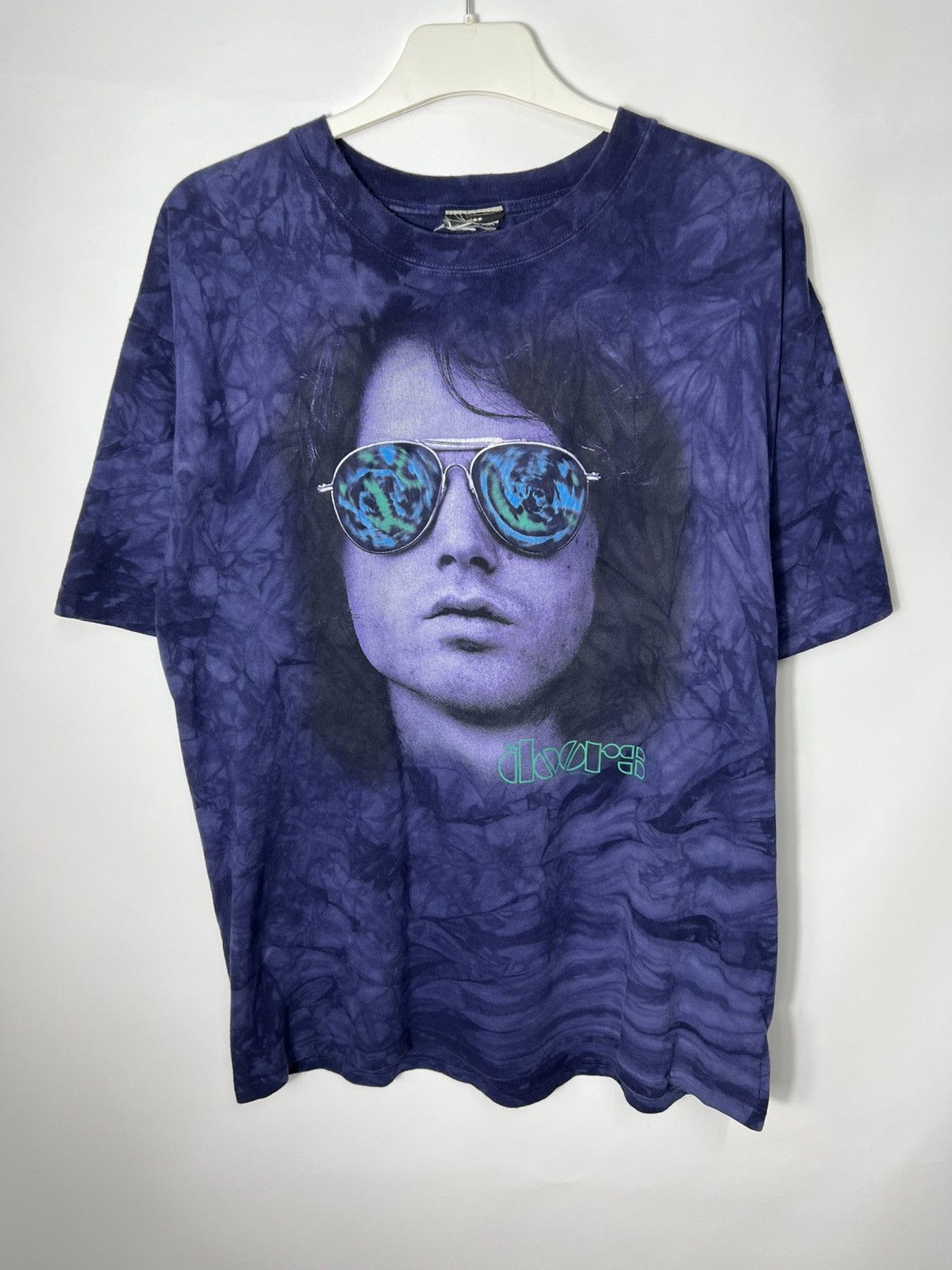 Liquid Blue Vintage Jim Morrison The Doors Band Liquid Blue T-shirt 00s Size US L / EU 52-54 / 3 - 1 Thumbnail