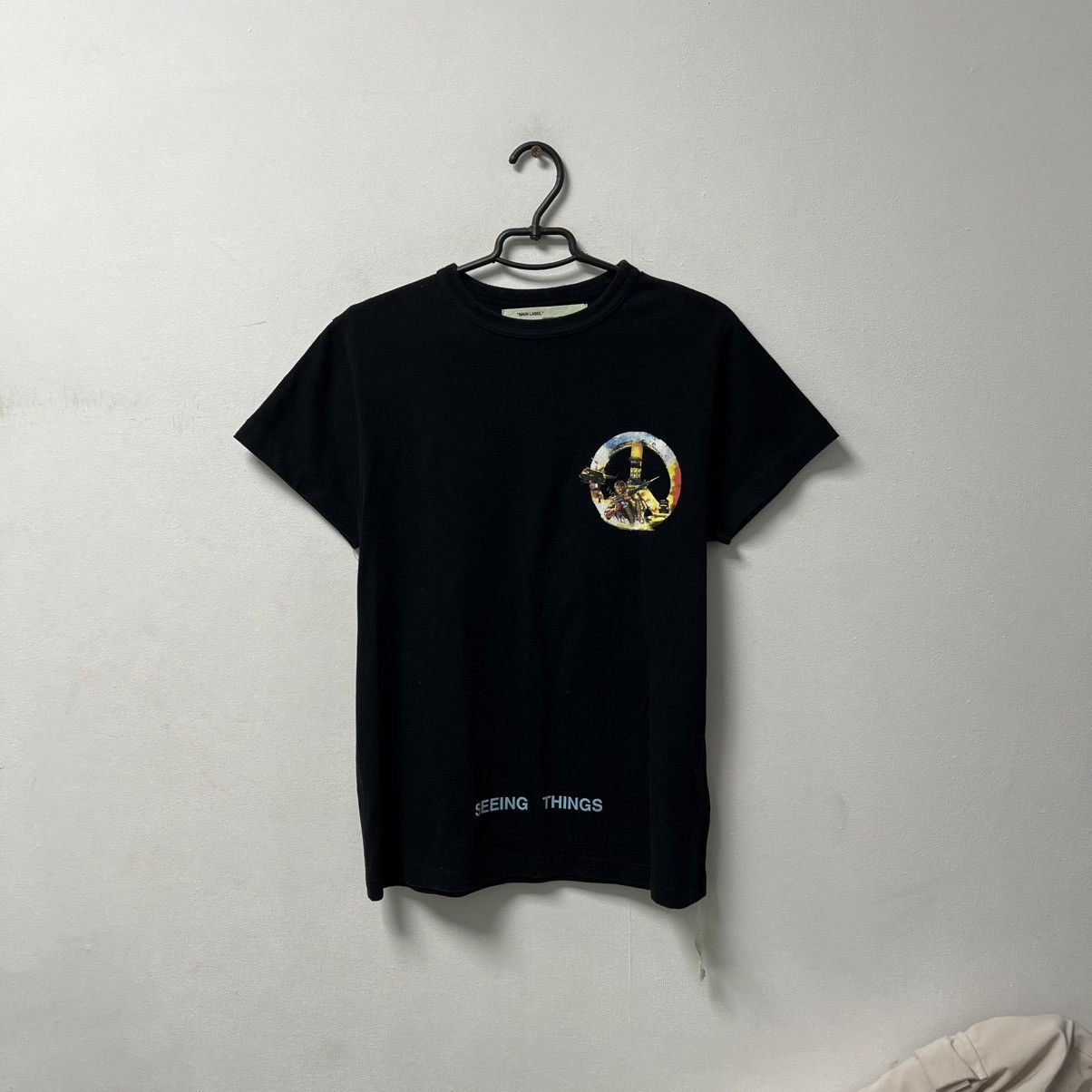 Off-White T-Shirt Big Logo Luxury Hype Rare Size S