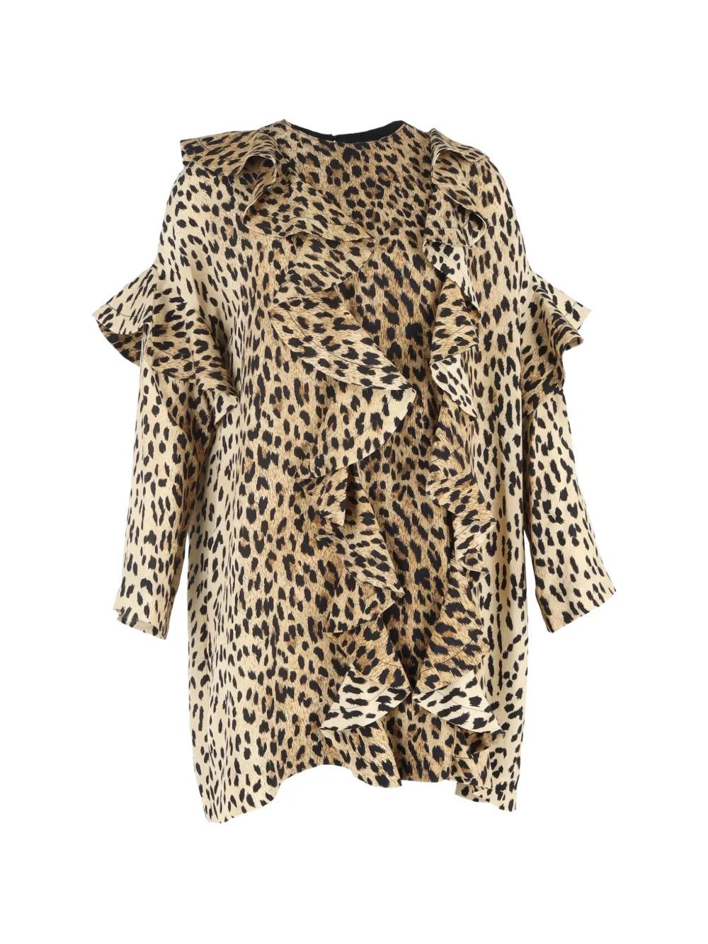 Valentino o1y0326 Mini Dress in Beige/Black Size M / US 6-8 / IT 42-44 - 1 Thumbnail