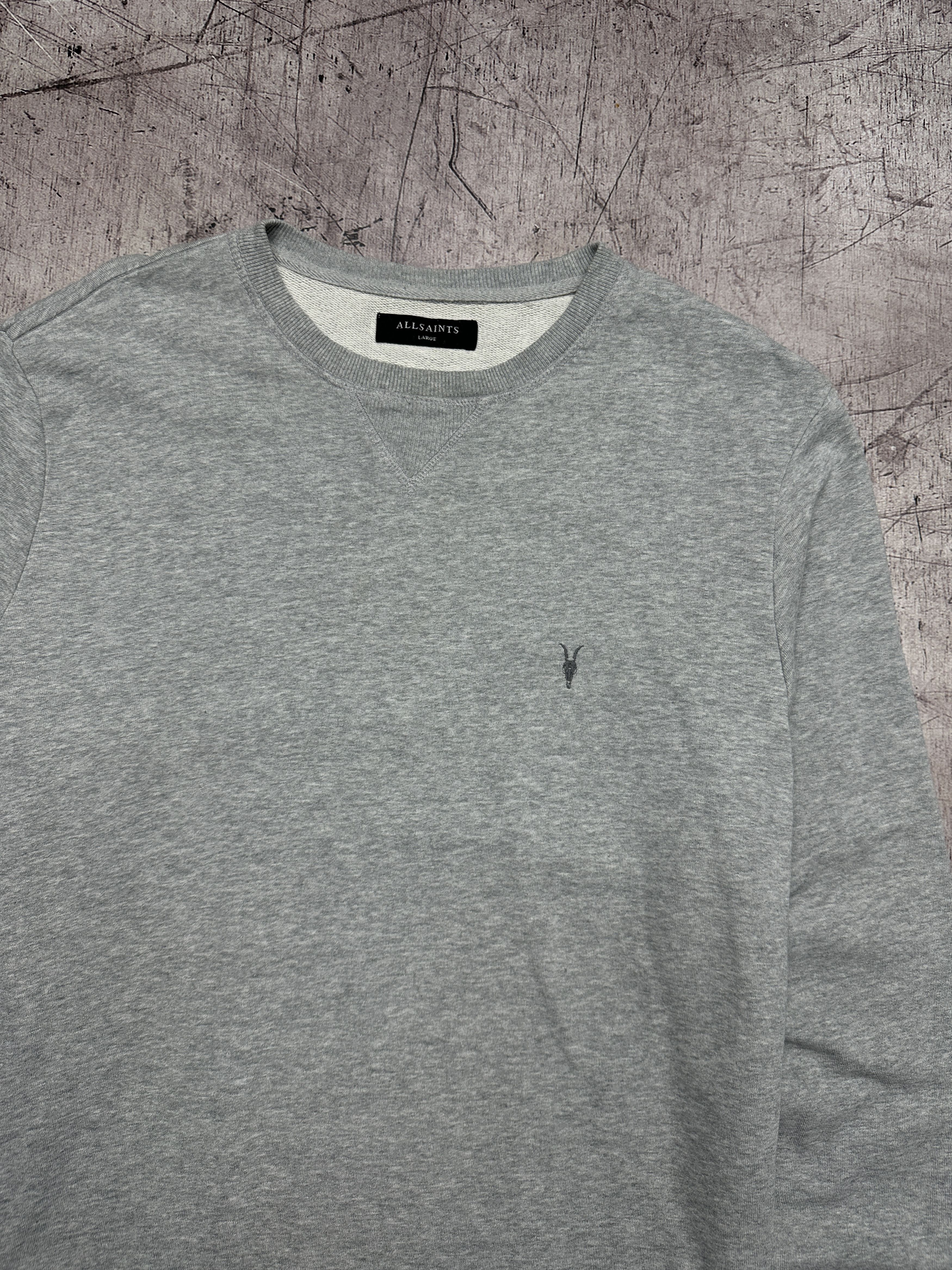 Allsaints Allsaints Mens Wilde Crew Neck Sweatshirt Size US L / EU 52-54 / 3 - 2 Thumbnail