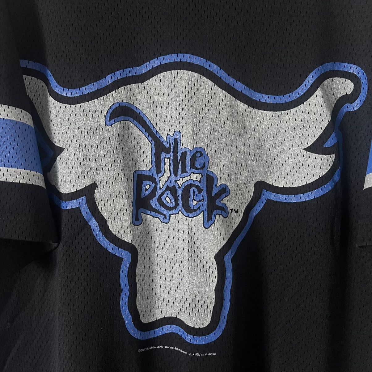 WWE Vintage! The Rock Electrifying Dwayne Johnson WWE Tee Jersey Size US L / EU 52-54 / 3 - 4 Thumbnail