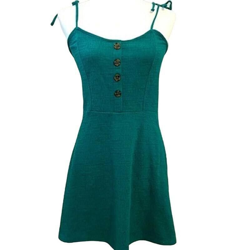 Arizona Jean Co. Arizona Jean Co Fit & Flare Skater Dress Teal Size Large Size L / US 10 / IT 46 - 1 Thumbnail