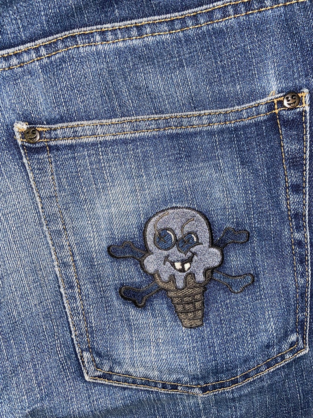 Billionaire Boys Club × Icecream ICE CREAM CONES & BONES DENIM Size US 32 / EU 48 - 4 Thumbnail