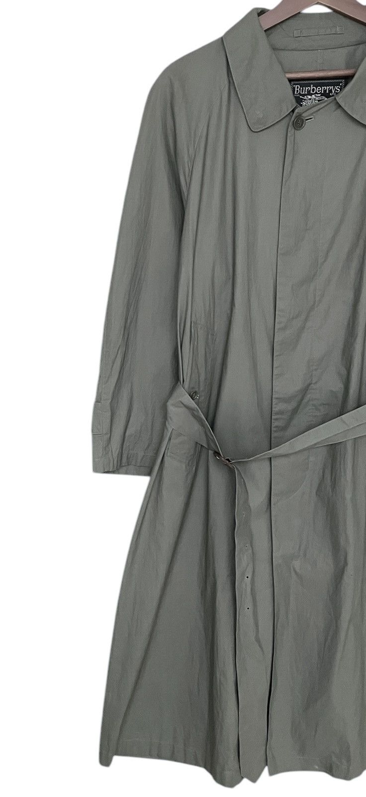 Burberry × Vintage Vintage Brand Burberrys Checkered Trench Coat 1990s Size US L / EU 52-54 / 3 - 3 Thumbnail