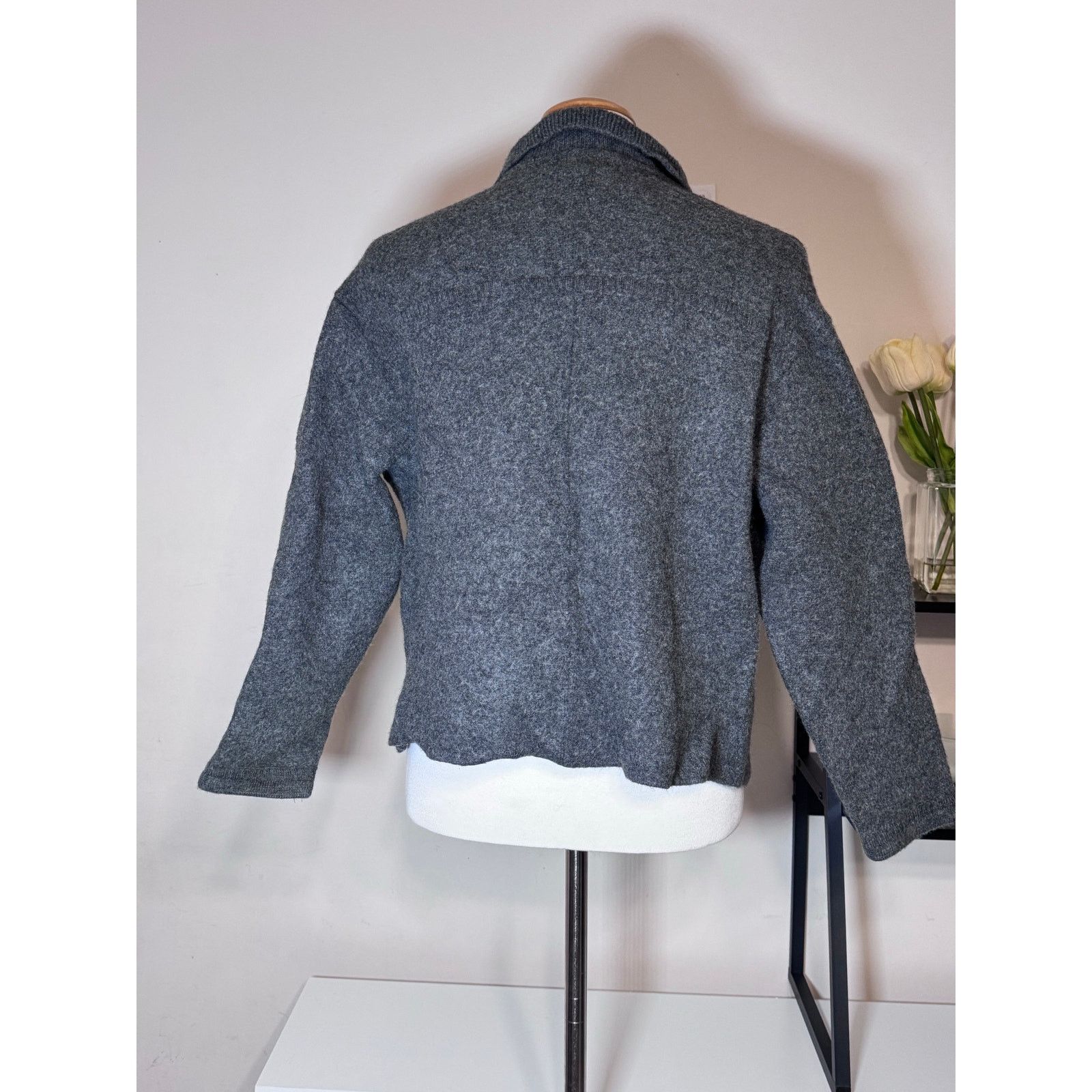 Structure Structure Le Collezioni Vintage 100% Wool Blazer Jacket XL Size XL / US 12-14 / IT 48-50 - 3 Thumbnail