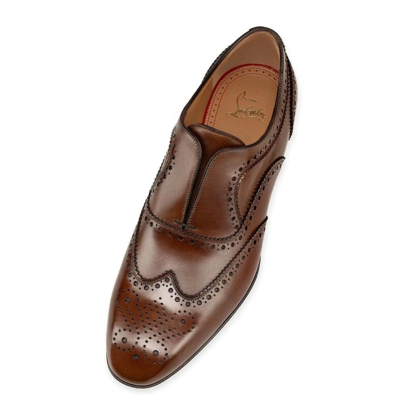Christian Louboutin Christian Louboutin Havane Brown Leather Dress Loafer 40 7 Size US 7 / EU 40 - 6 Thumbnail
