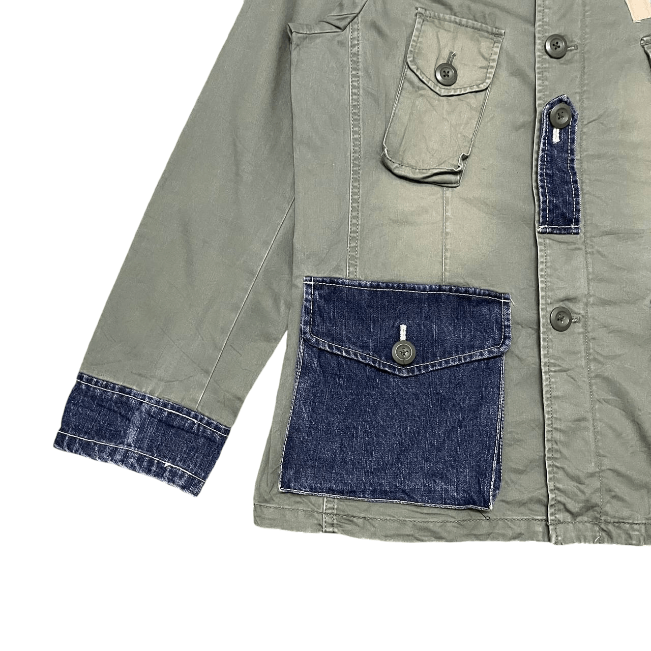 Avirex Vintage Avirex Multi Pocket Denim Part Jacket Military Size US XL / EU 56 / 4 - 3 Thumbnail