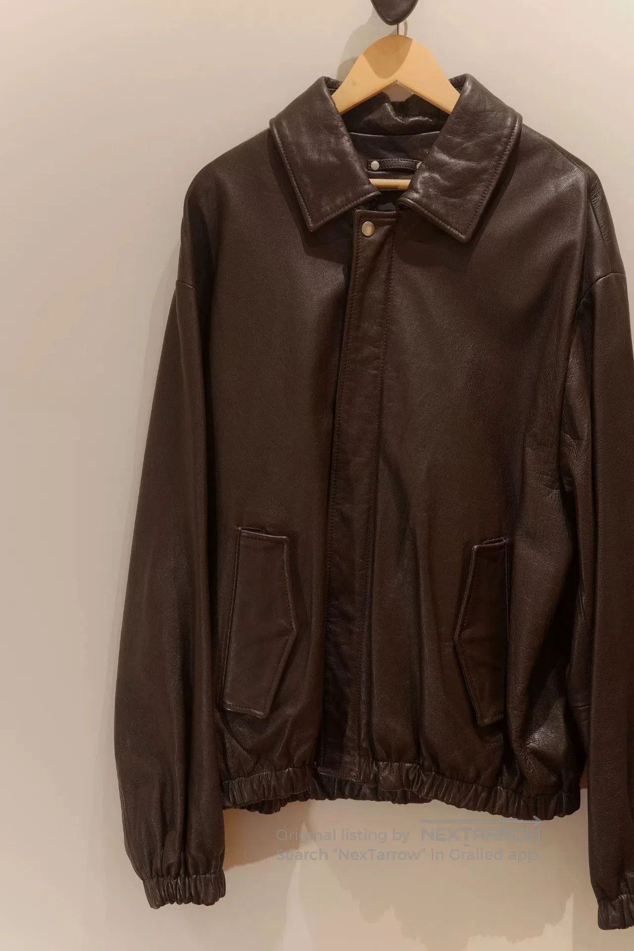 Stein STEIN Brown Leather Jacket. Size US M / EU 48-50 / 2 - 1 Thumbnail