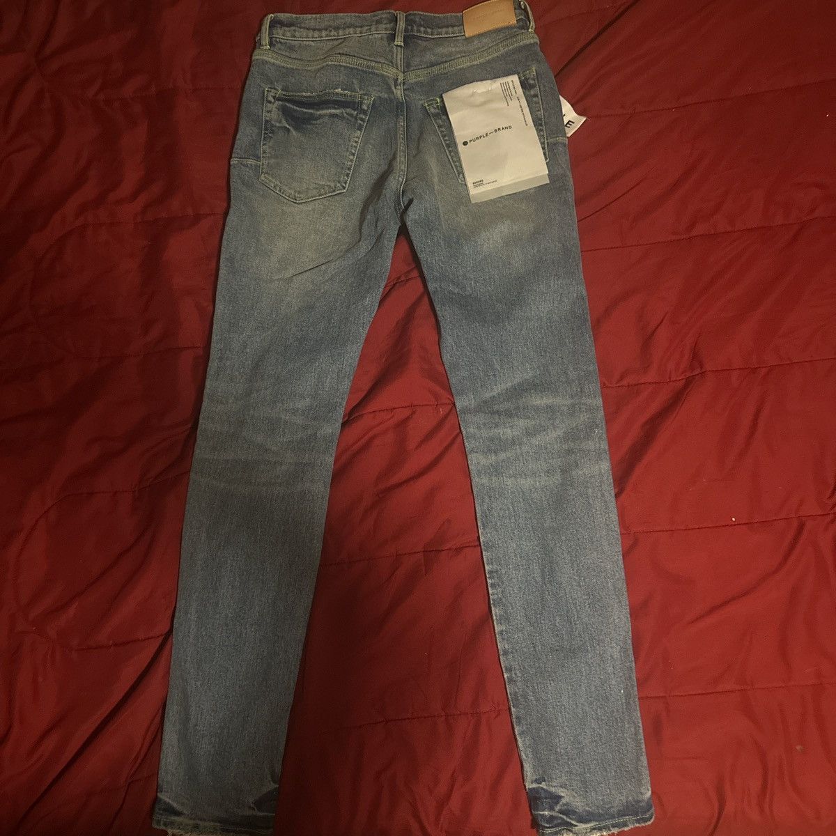Purple Brand VINTAGE LIGHT NEON POP Indigo SKINNY Size US 30 / EU 46 - 2 Thumbnail