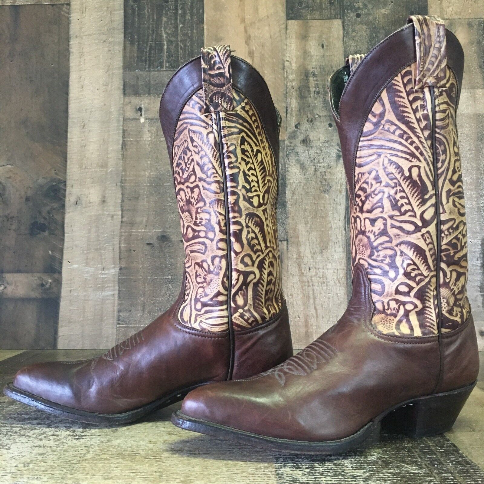 Tony Lama Tony Lama L0139 Vintage Western Cowboy Boots Womens 6 M Size US 6 / IT 36 - 1 Thumbnail