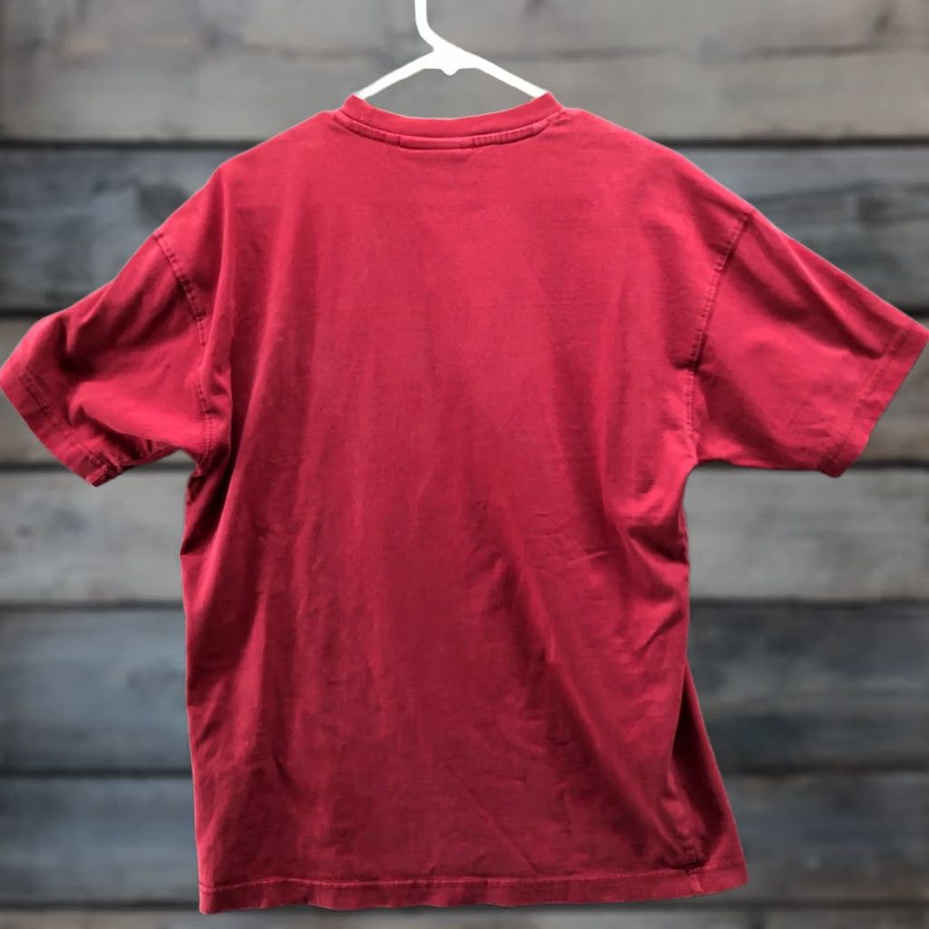 H&M HM Basic T-Shirt Mens S Short Sleeve Crewneck Red Cotton Shirt Mens S Size US S / EU 44-46 / 1 - 1 Thumbnail