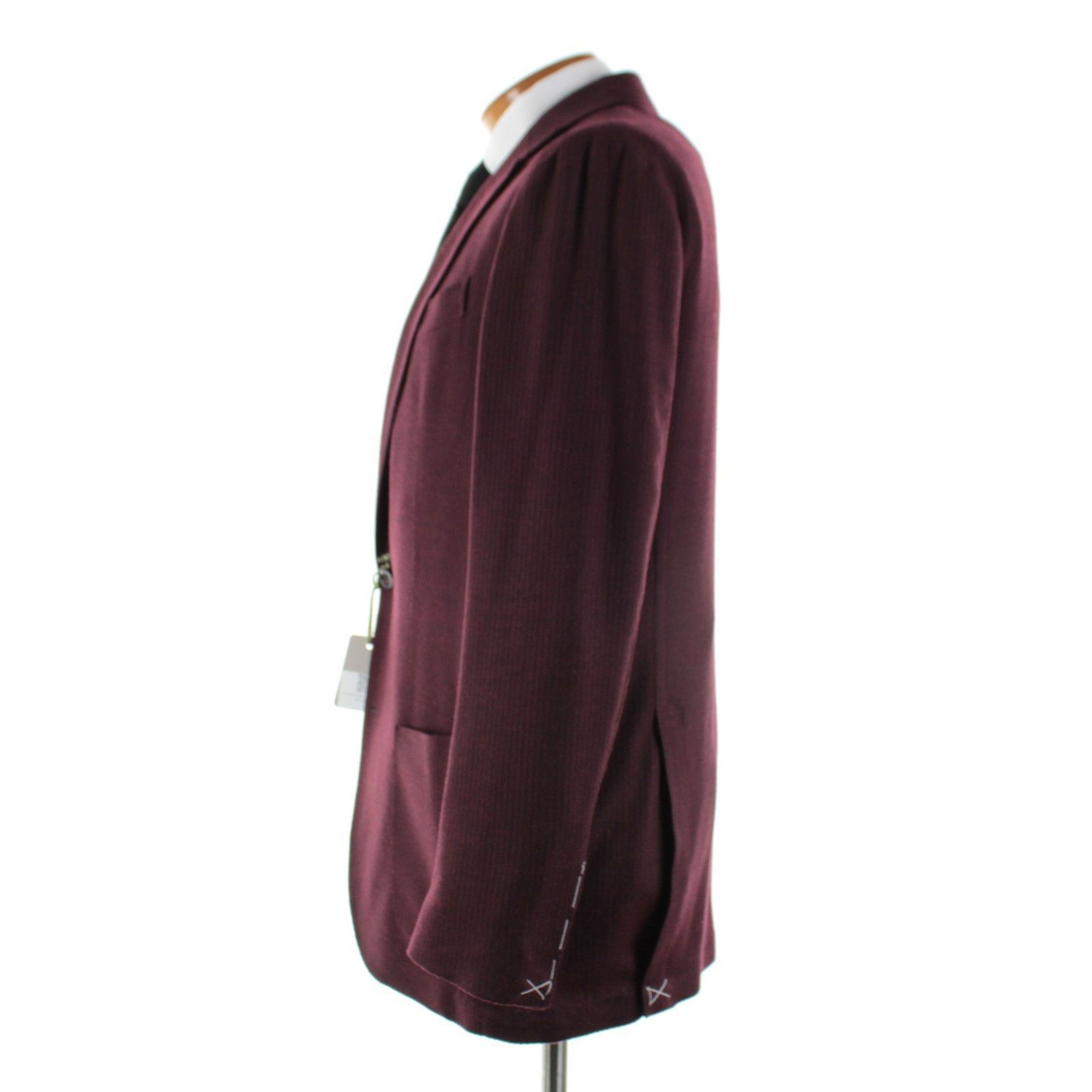 SARTORIO Sartorio Sport Coat Size 44 Regular US in Red Size 44R - 4 Thumbnail