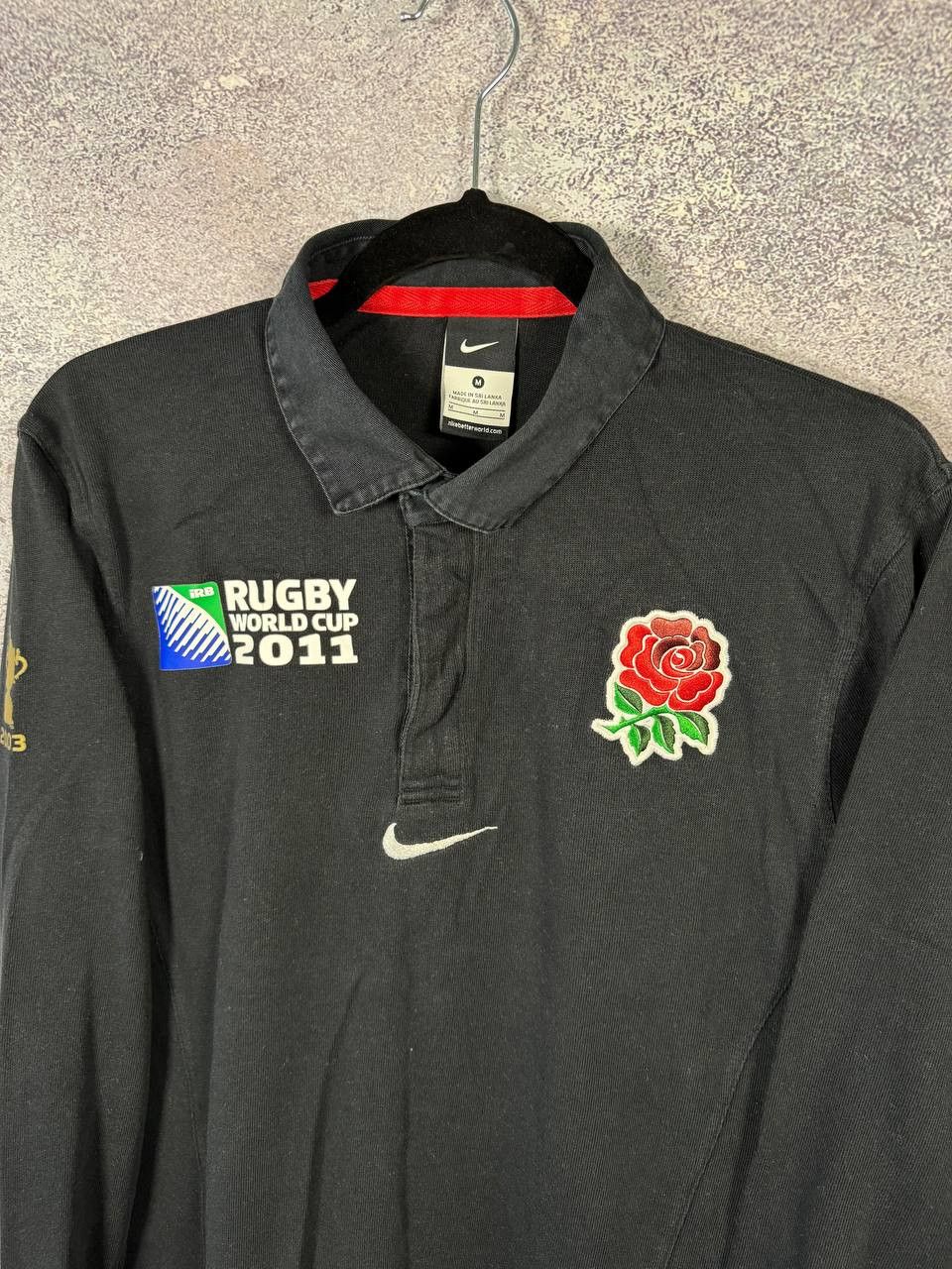 Nike England Nike Rugby World Cup 2011 Jersey Men's Black Small Size US S / EU 44-46 / 1 - 7 Thumbnail