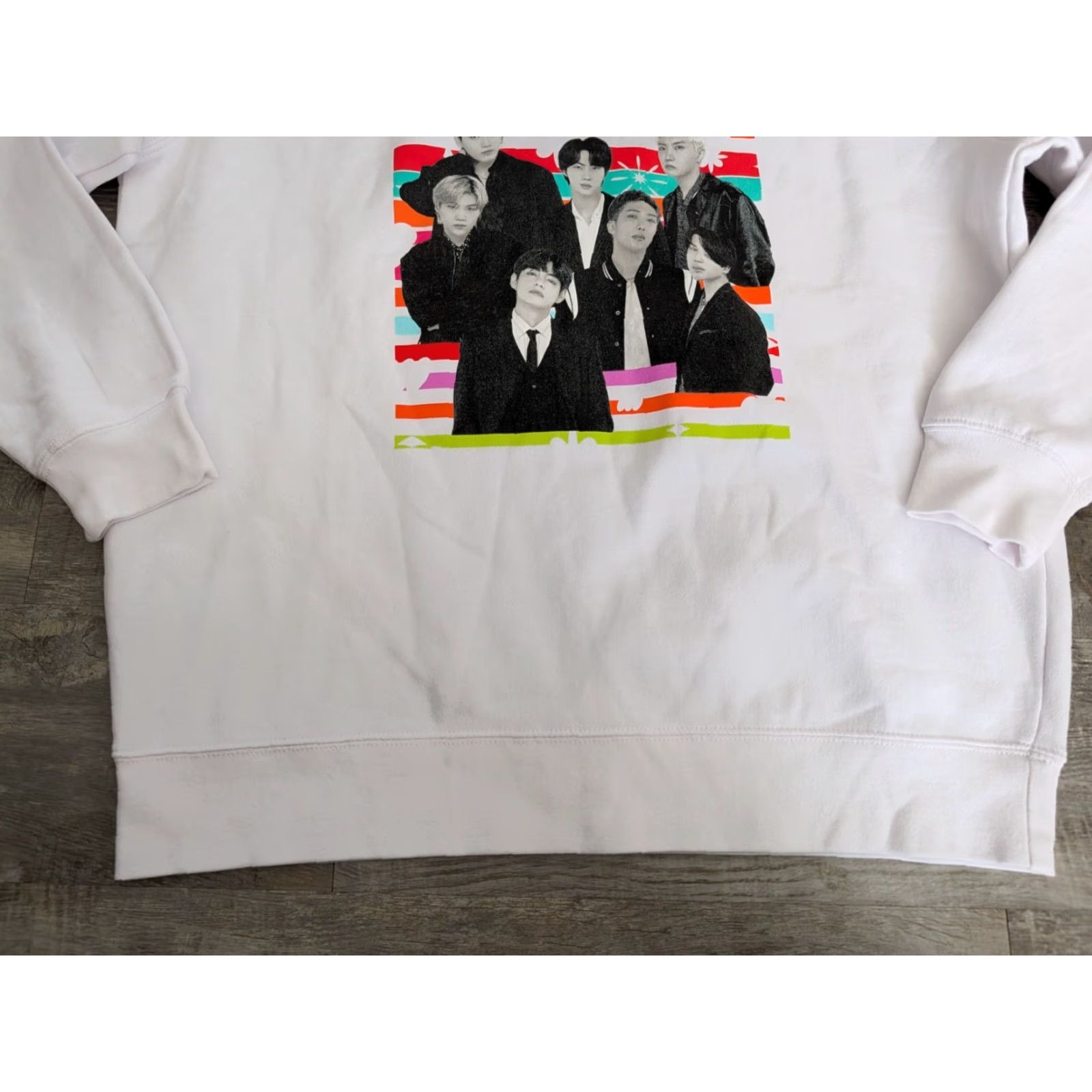 DANCER Official BTS Permission To Dance On Stage Crewneck Sweatshirt White Size XL EUC Size XL / US 12-14 / IT 48-50 - 5 Thumbnail