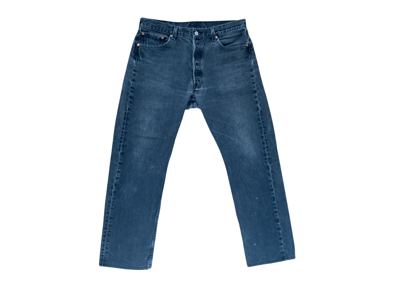 Levi's × Levi's Vintage Clothing 501 Levi's Black Denim Cropped Leg Size US 34 / EU 50 - 1 Thumbnail