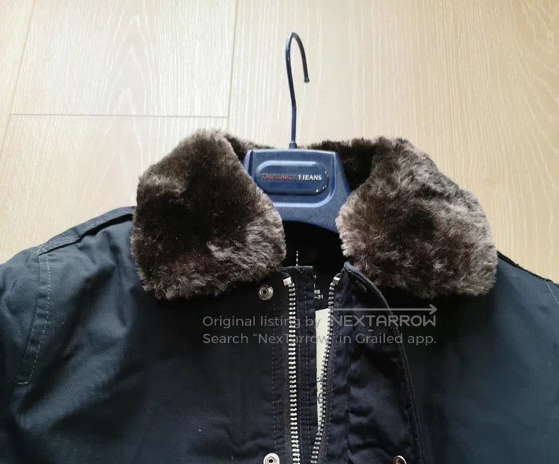 Other Men's cropped jacket with a padded fur collar Size US L / EU 52-54 / 3 - 5 Thumbnail