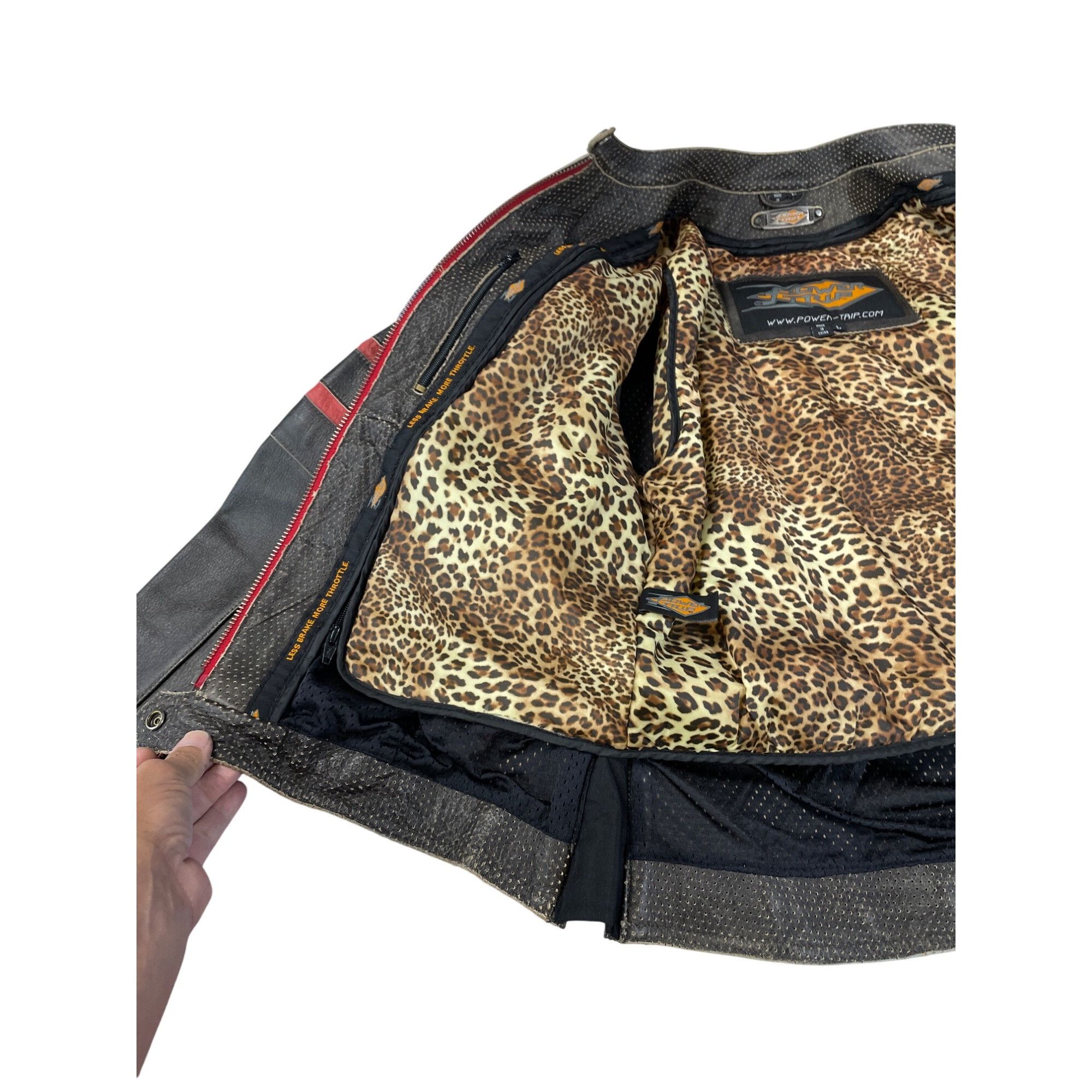Other Power Trip Womens Brown Leather Motorcycle casual Jacket SKU Size L / US 10 / IT 46 - 8 Thumbnail