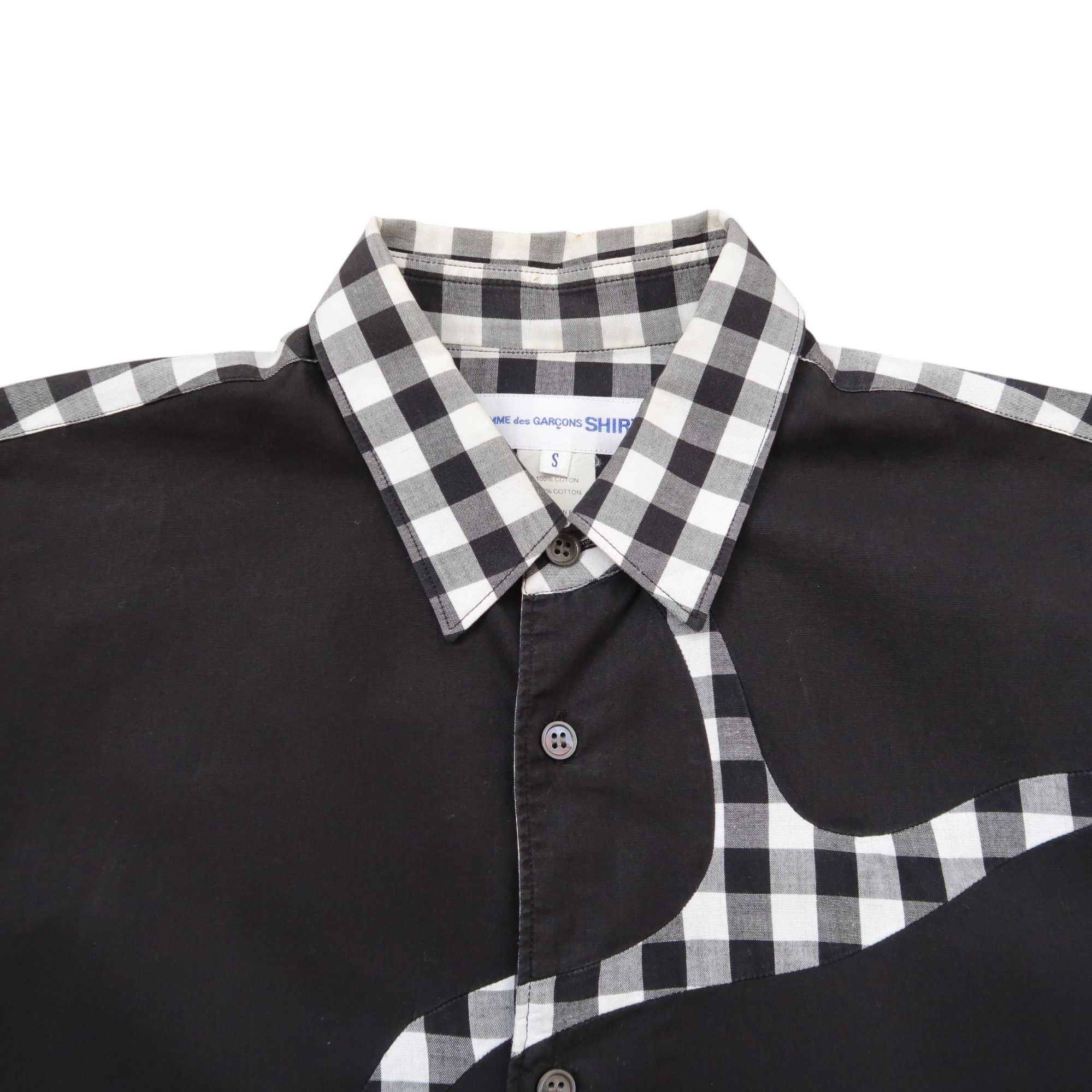 Comme des Garcons SHIRT S/S12 Angelica Pattern Patchwork Shirt Size US S / EU 44-46 / 1 - 3 Thumbnail