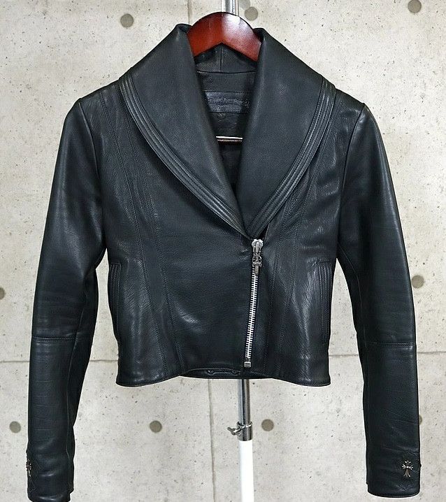 Chrome Hearts Chrome Hearts Cross Patch Leather Jacket Size XS / US 0-2 / IT 36-38 - 1 Thumbnail