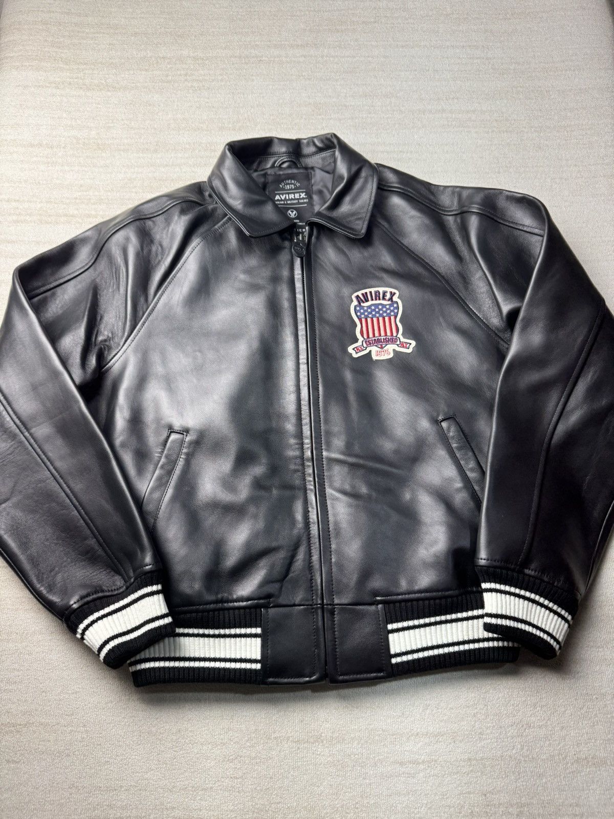 Avirex London exclusive icon leather jacket Size US M / EU 48-50 / 2 - 3 Thumbnail