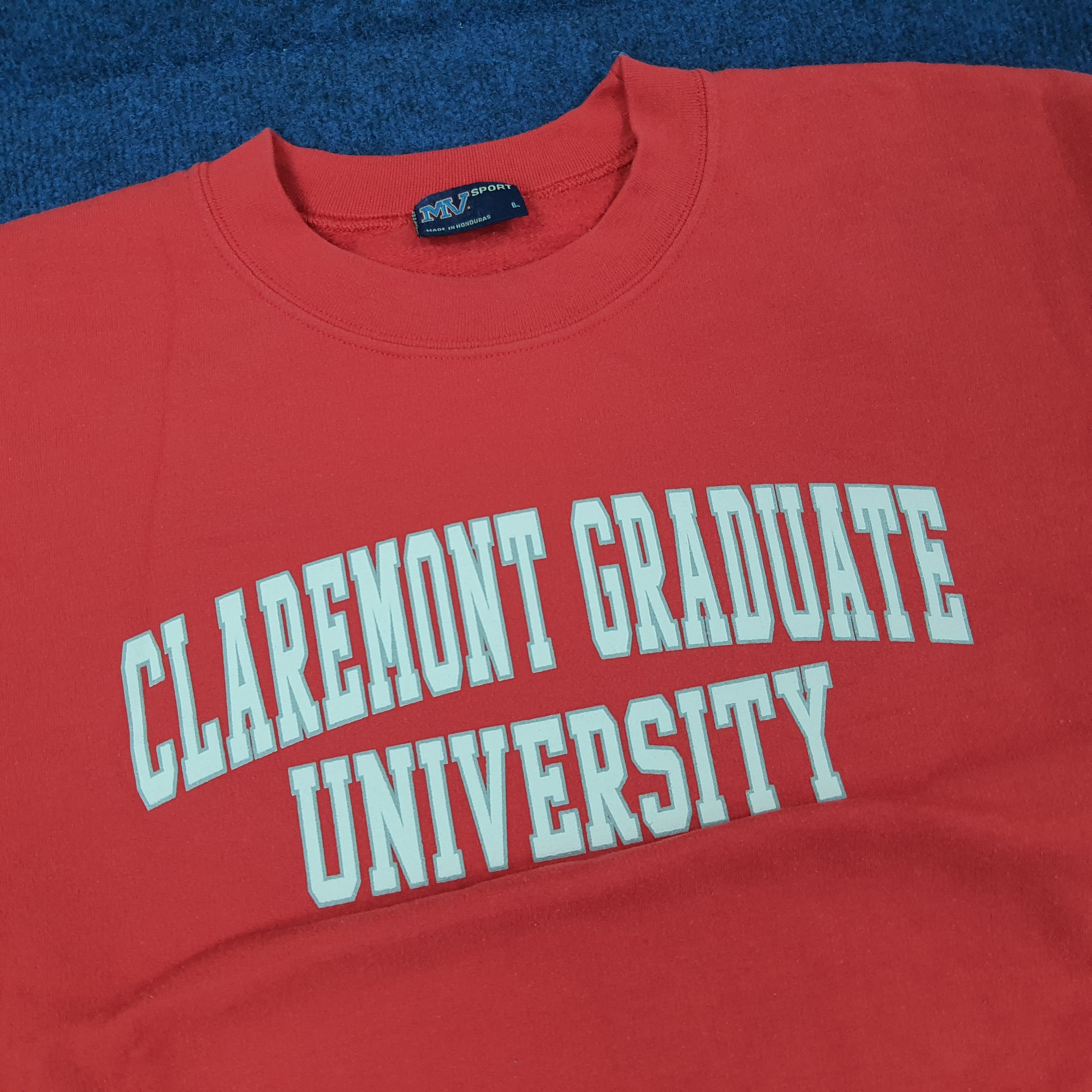 Vintage Vintage Claremont Graduate University Sweatshirt C261N3 Size US L / EU 52-54 / 3 - 2 Thumbnail