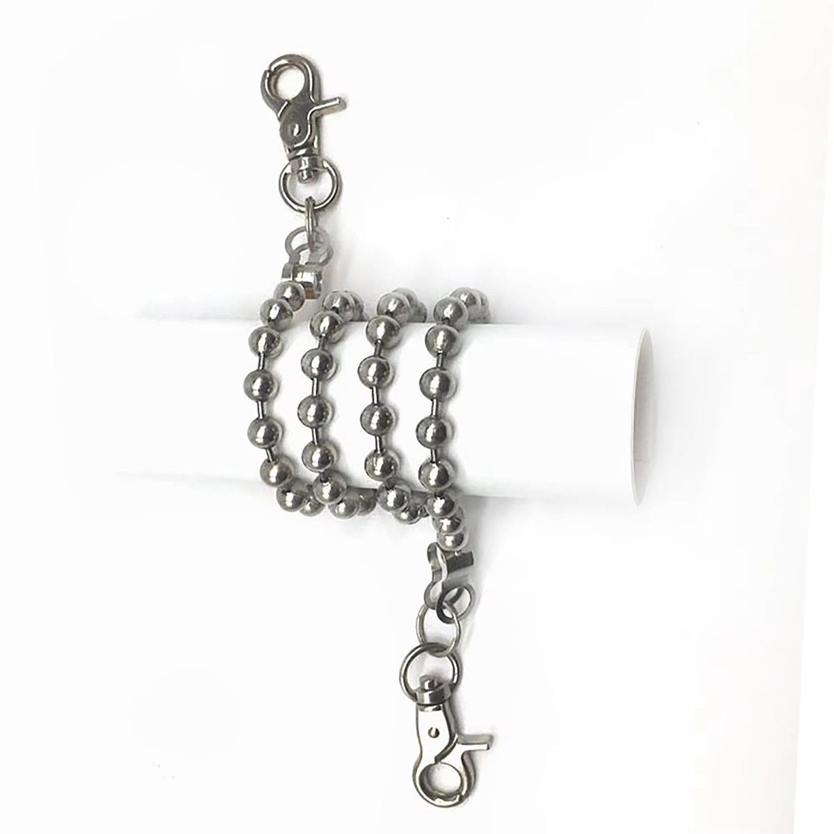 Designer Street Punk Round Chain Retro Stylish Size ONE SIZE - 2 Thumbnail