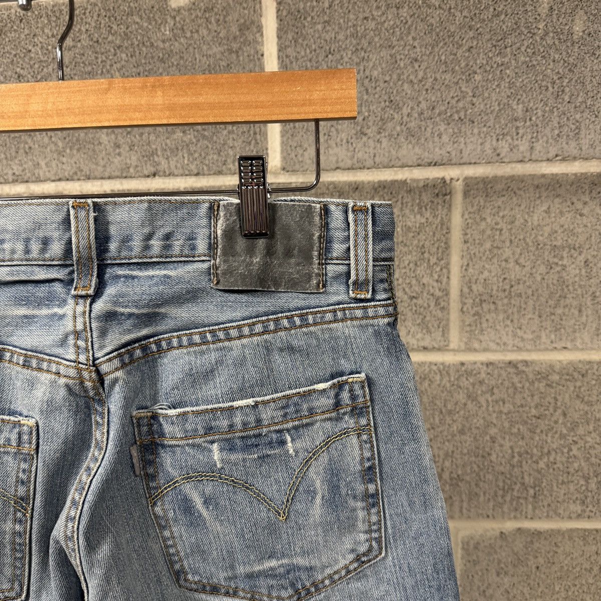 Levi's Y2K Levi’s Silvertab Baggy Faded Distressed Jeans ERD Grunge Size US 31 - 6 Thumbnail