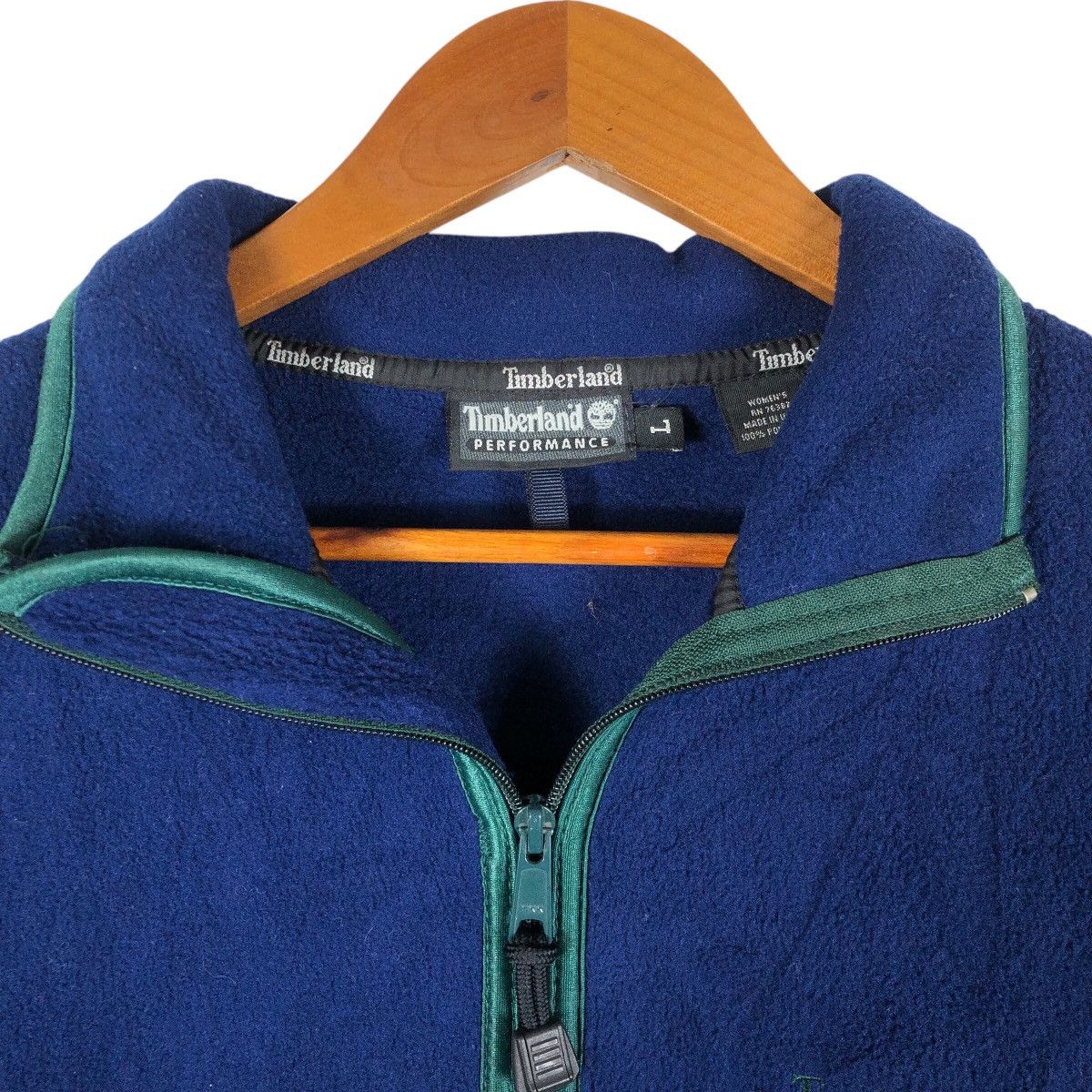 Polartec × Timberland TIMBERLAND Performance Zipper Fleece Sweater Size US L / EU 52-54 / 3 - 4 Thumbnail