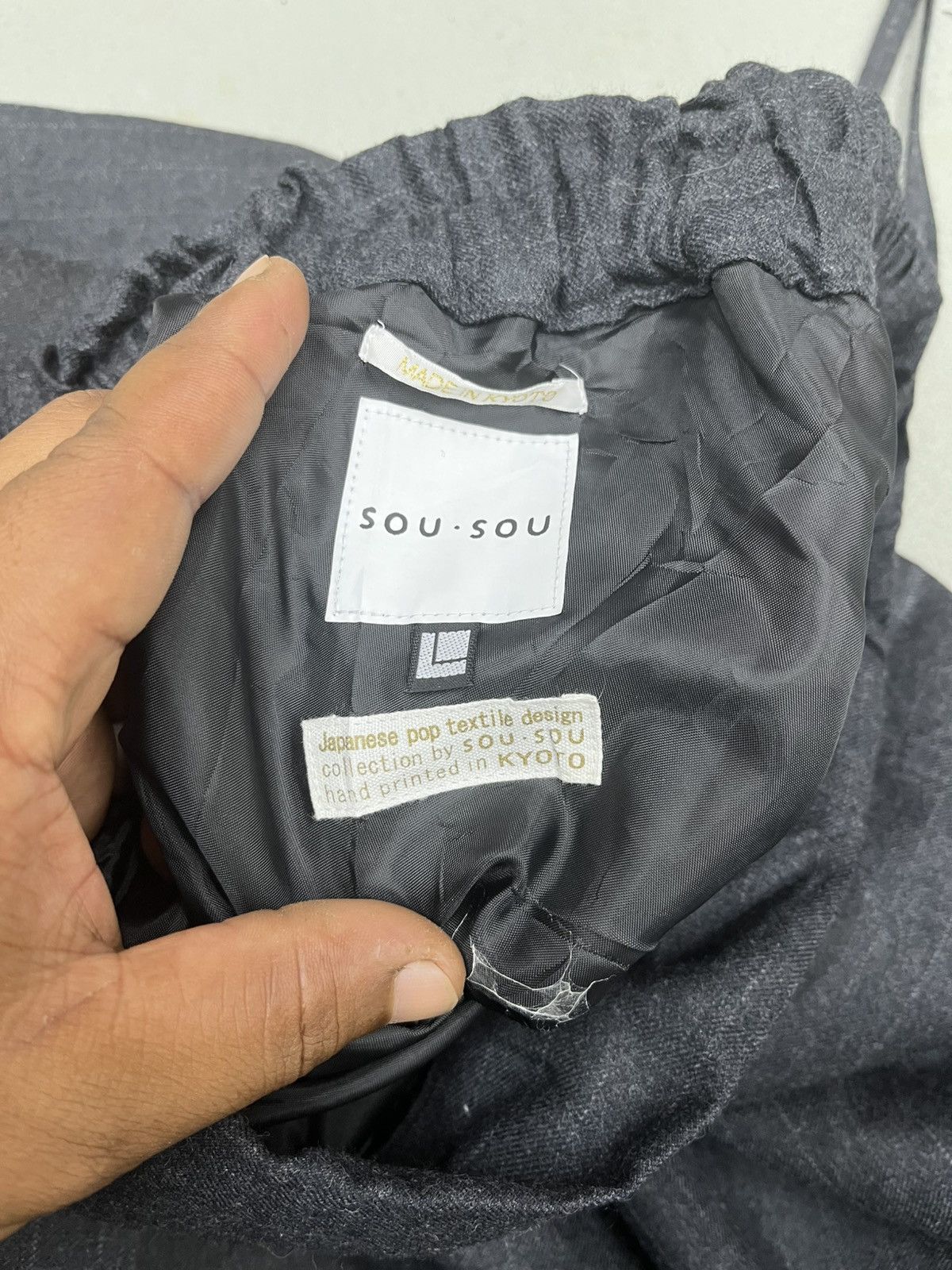 SOU SOU ARCHIVE🔥SOU SOU ASYMMETRICAL SKIRT PANT Size 30" / US 8 / IT 44 - 9 Thumbnail