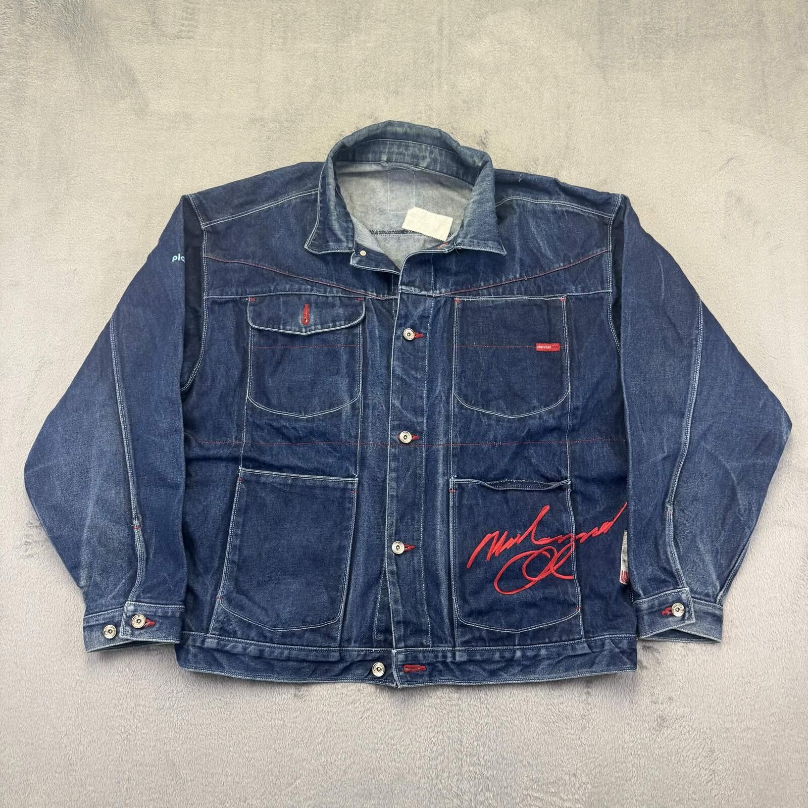 Fubu Muhammad Ali Fubu Vintage Platinum Denim Jacket Size US XL / EU 56 / 4 - 1 Thumbnail