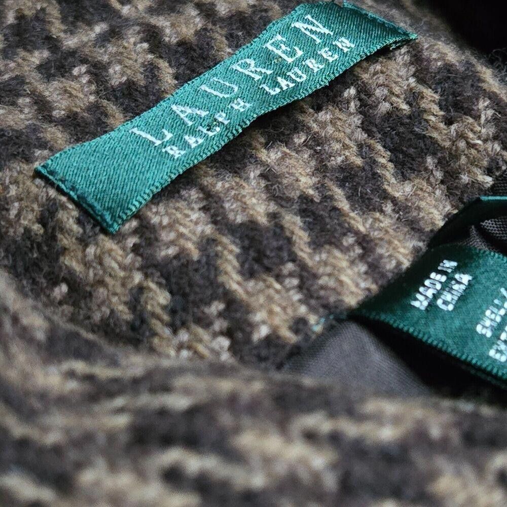 Lauren Ralph Lauren Lauren Ralph Wool Jacket WM Size 16 Vintage Houndstooth C2 Size M / US 6-8 / IT 42-44 - 8 Thumbnail