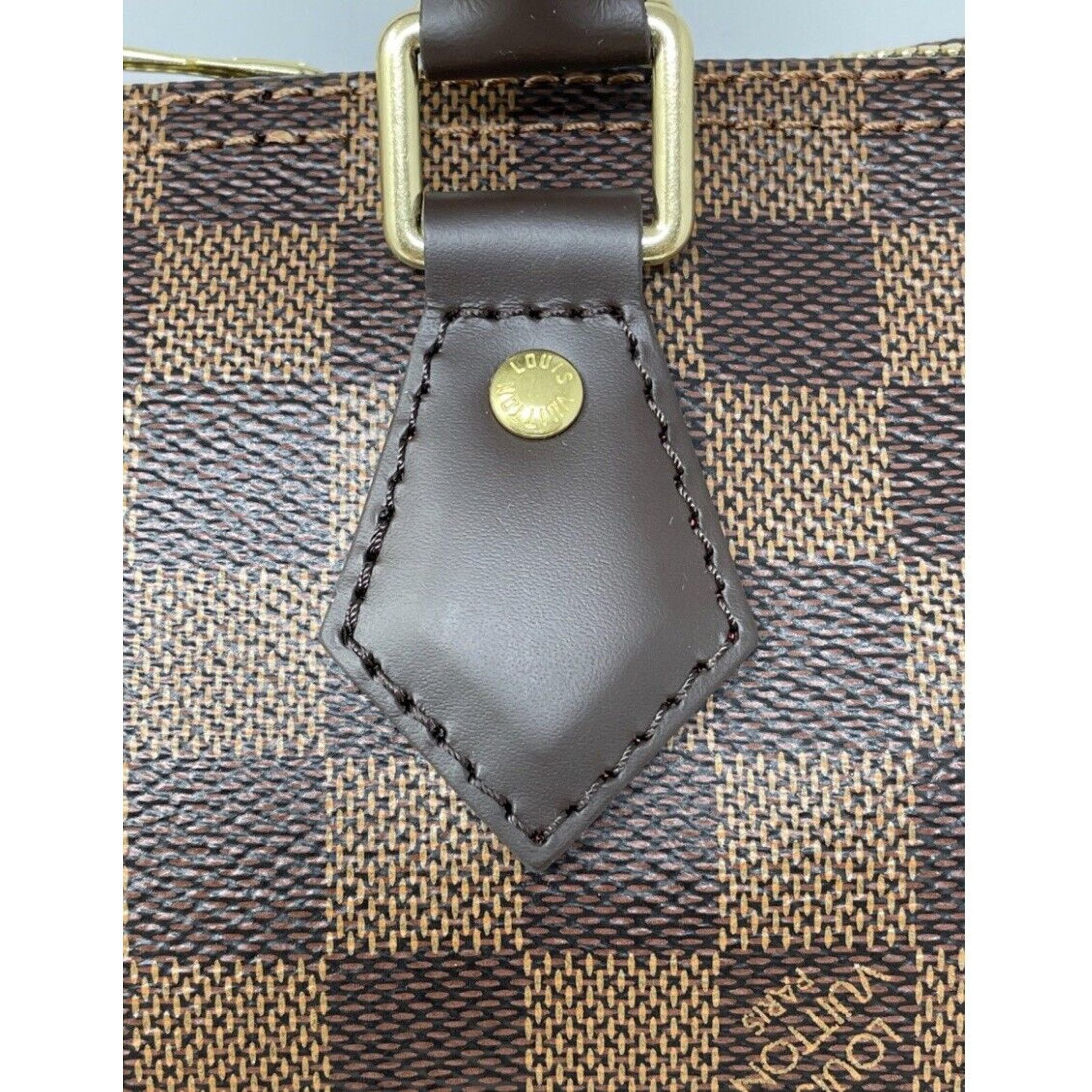 Louis Vuitton Authentic Louis Vuitton Damier Ebene Canvas Speedy 30 Bando Size ONE SIZE - 11 Thumbnail