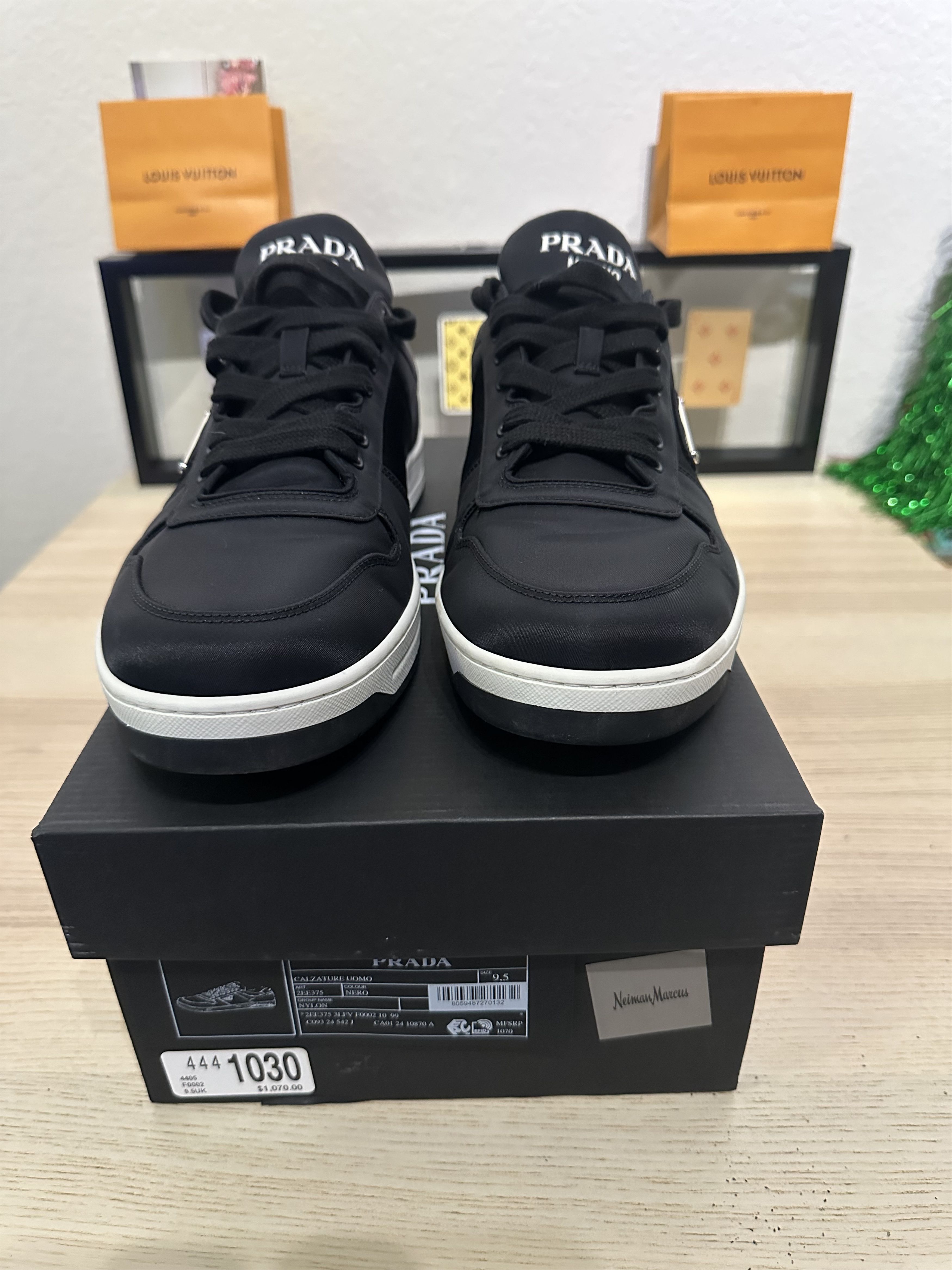 Prada Prada Re-Nylon Gabardine ‘Black’ Size US 10.5 / EU 43-44 - 2 Thumbnail