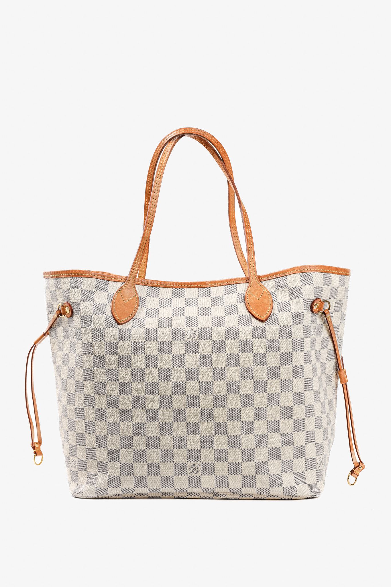 Louis Vuitton Louis Vuitton Neverfull MM Damier Azur Canvas Tote Size ONE SIZE - 4 Thumbnail