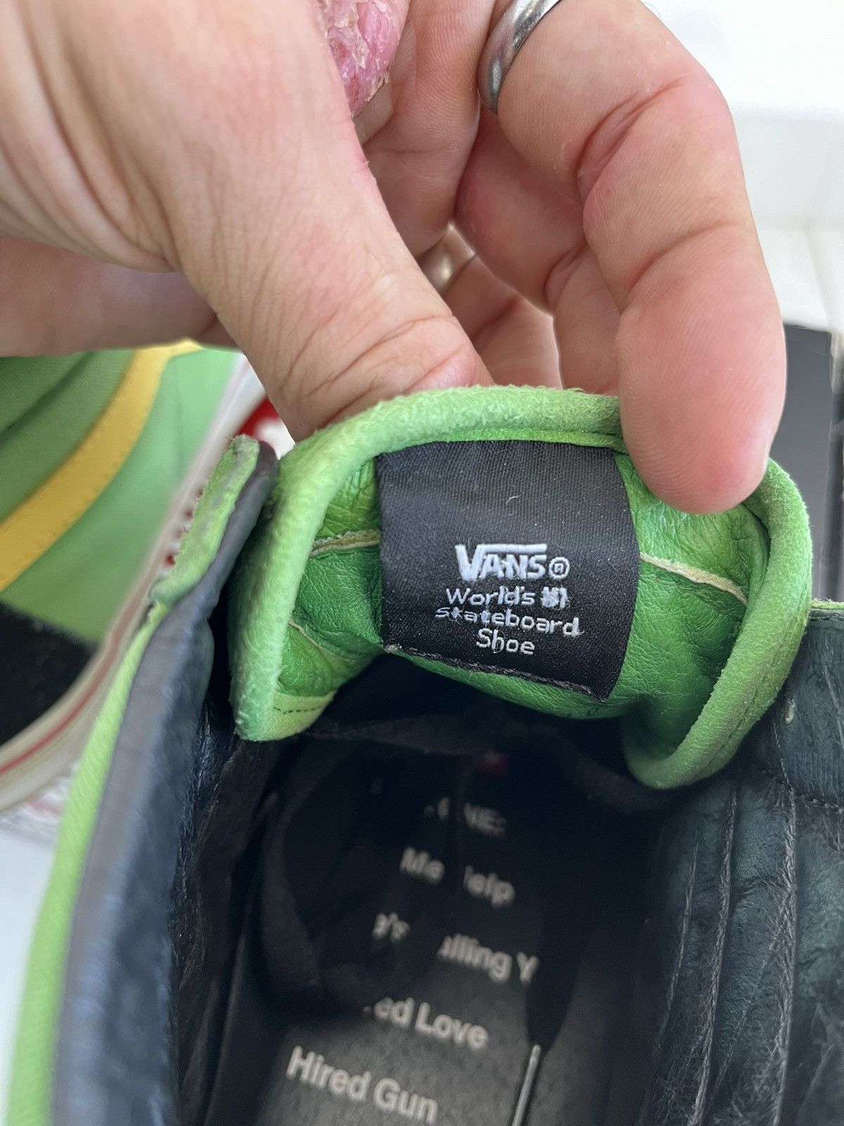 Supreme × Vans Vans x Supreme x Bad Brain Sk8-HI green Size US 11 / EU 44 - 8 Thumbnail