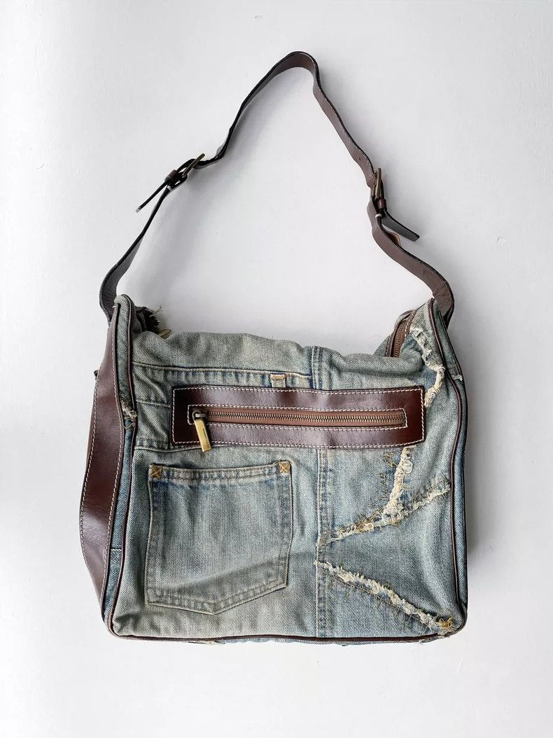 Dolce & Gabbana Dolce & Gabbana Denim Patchwork Shoulder Bag- DMC Size ONE SIZE - 1 Thumbnail