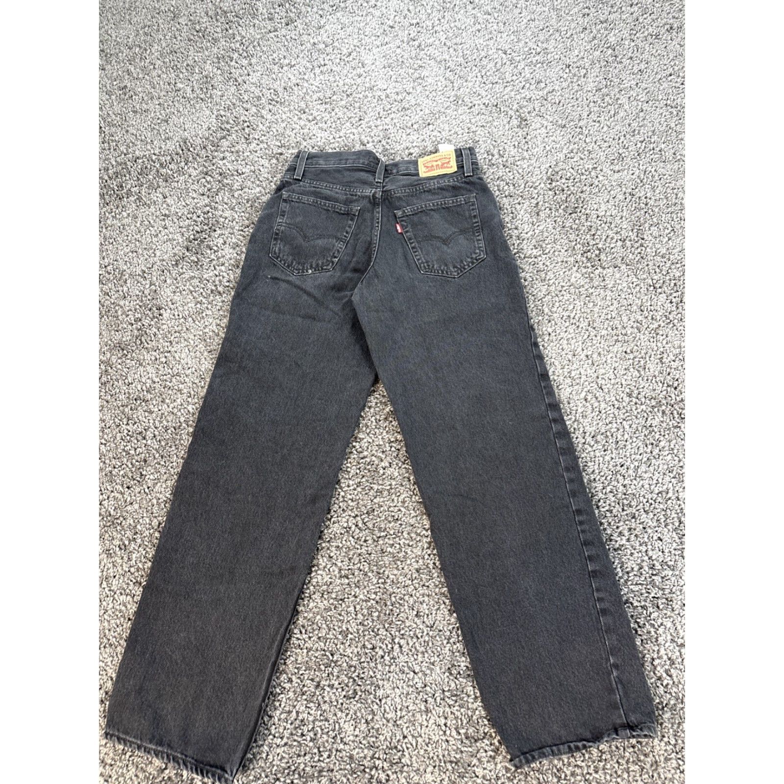 Levi's Levi's Jeans Baggy High Rise Black Relaxed Fit Denim 26x31 Womens Straight 94 Grunge Retro Casual Size 26" / US 2 / IT 38 - 7 Thumbnail
