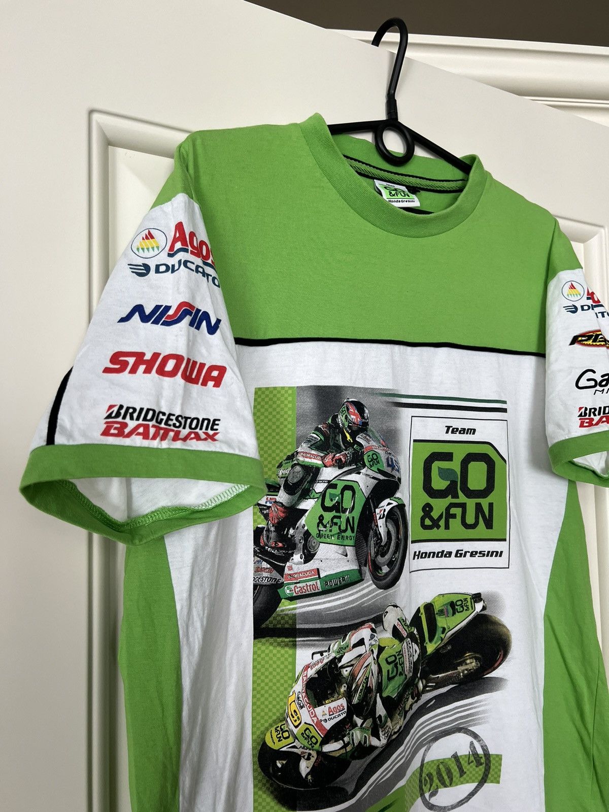 Honda 💥 Honda Racing Moto T-Shirt Tee Size US L / EU 52-54 / 3 - 4 Thumbnail